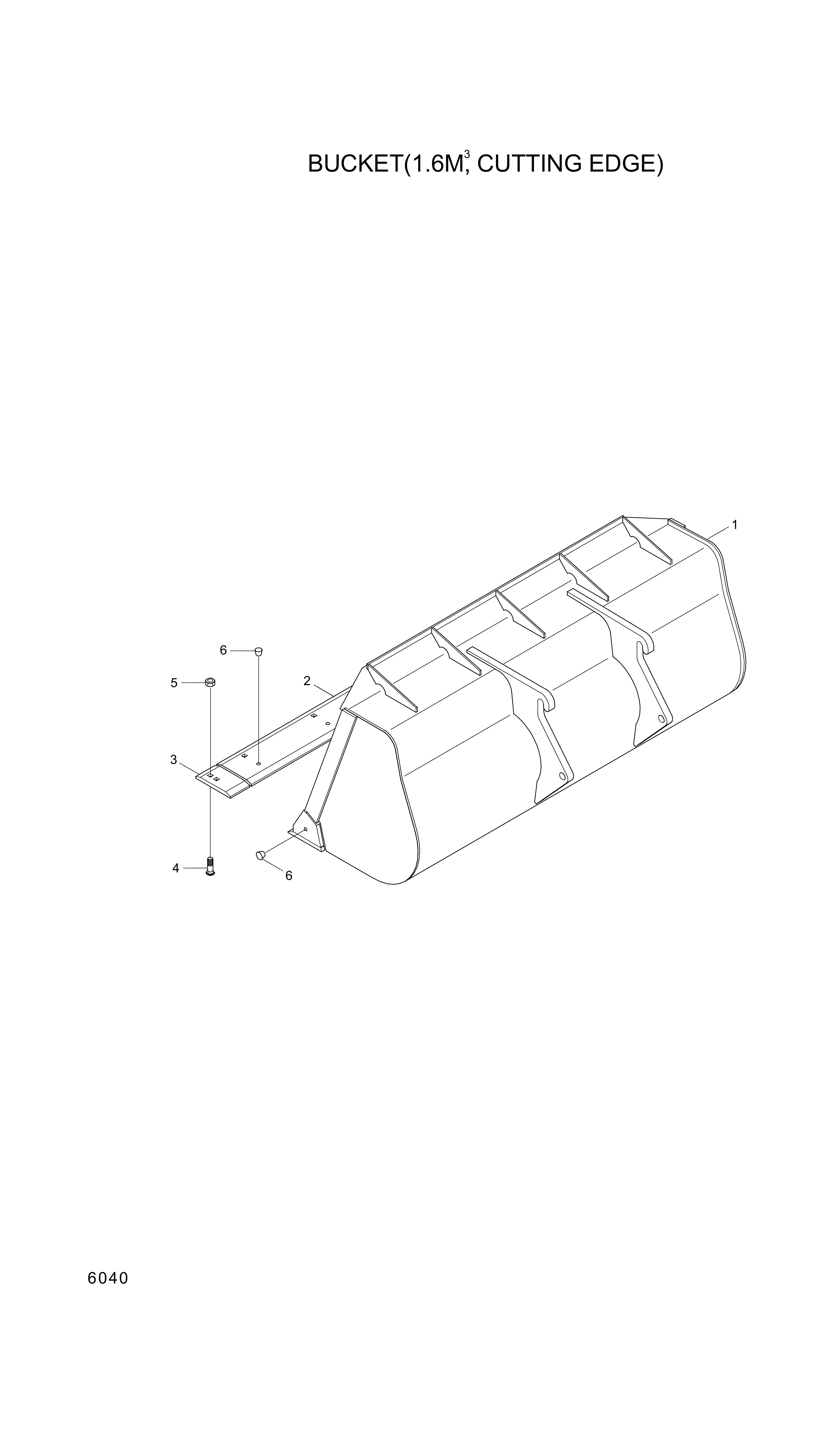 drawing for Hyundai Construction Equipment 61L8-20170 - CUTTINGEDGE-CT (figure 4)