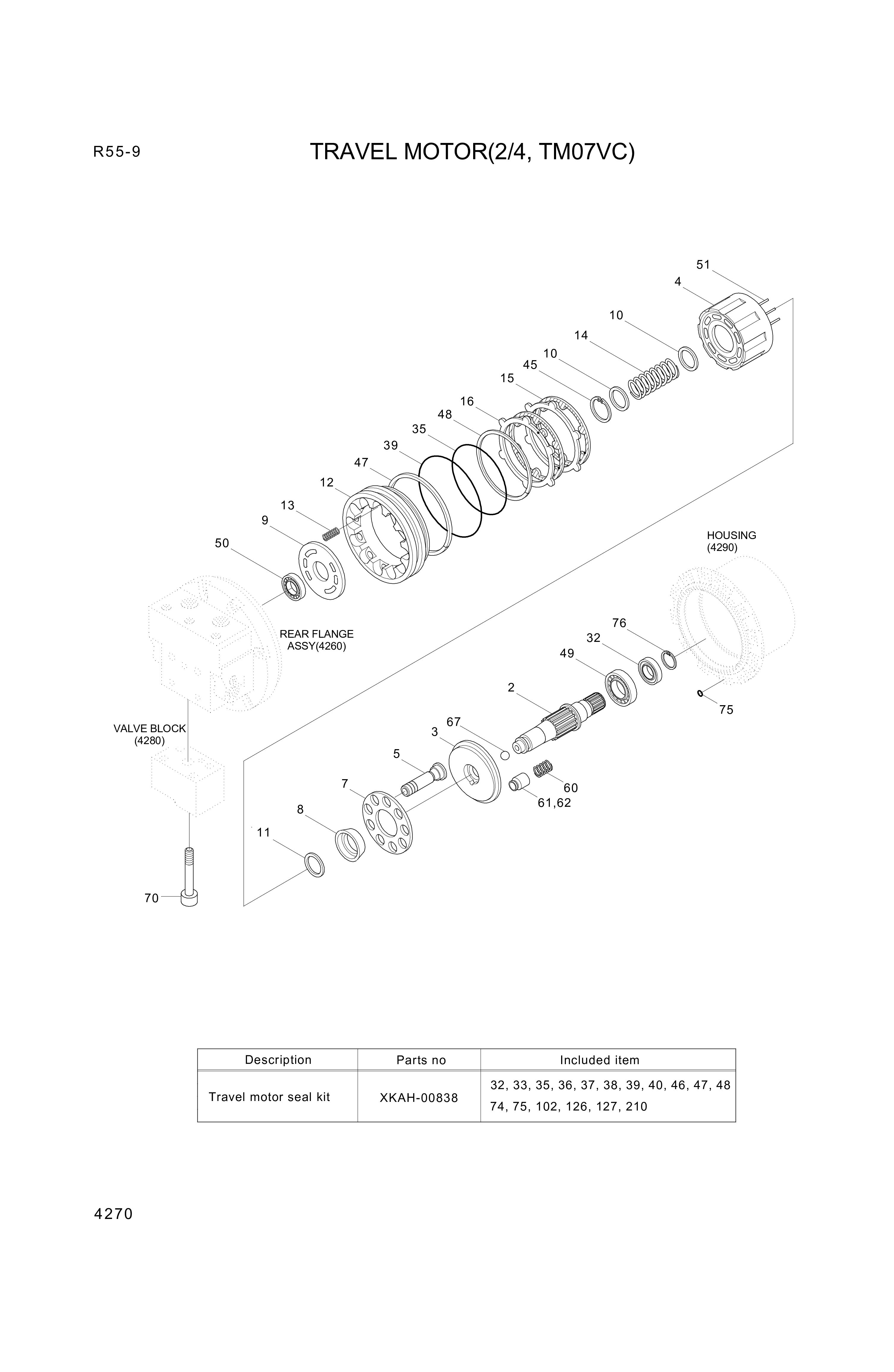 drawing for Hyundai Construction Equipment XKAH-00832 - SHAFT-MAIN (figure 3)