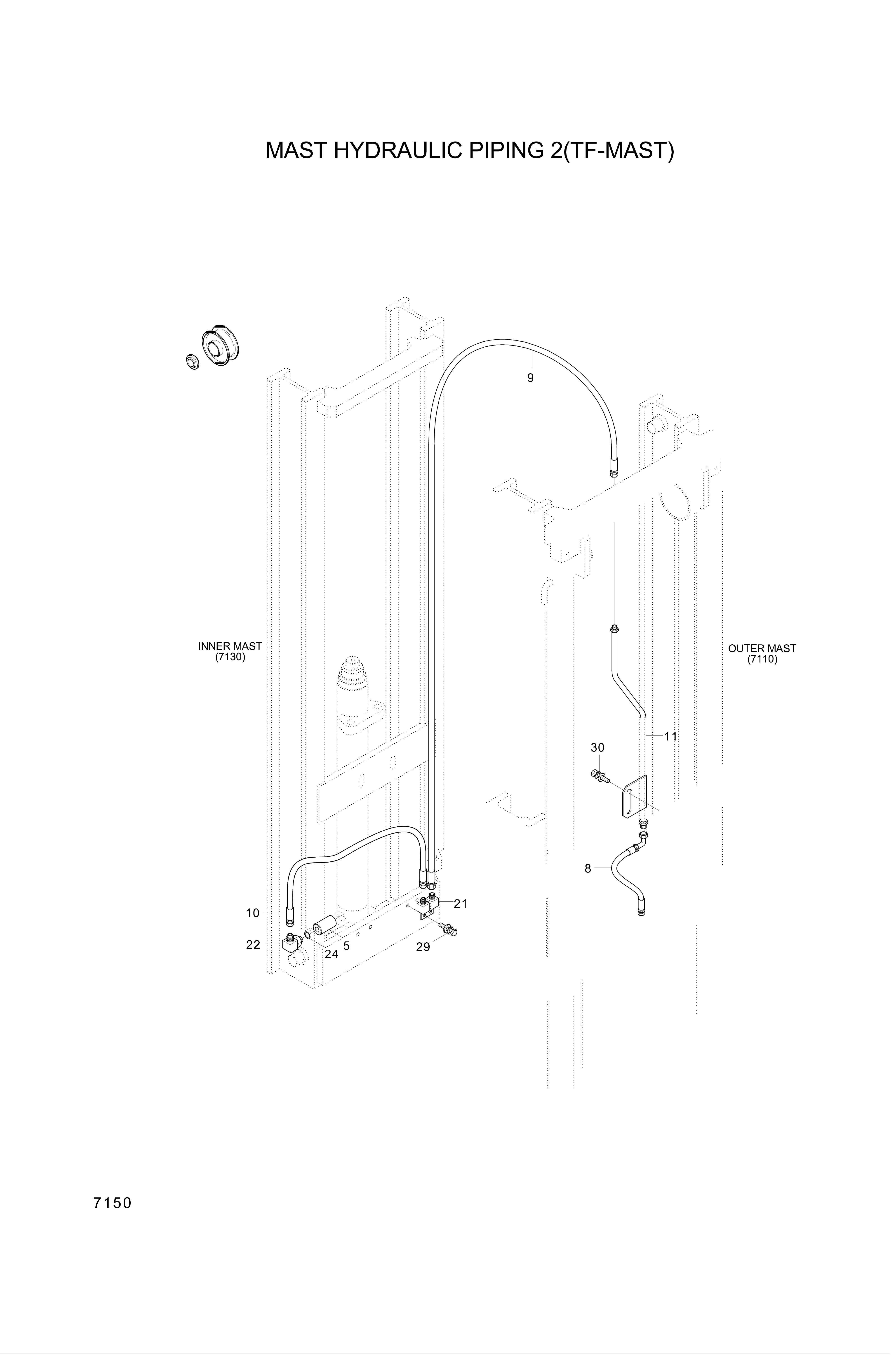 drawing for Hyundai Construction Equipment S441-12000V - WASHER-HARDEN (figure 3)