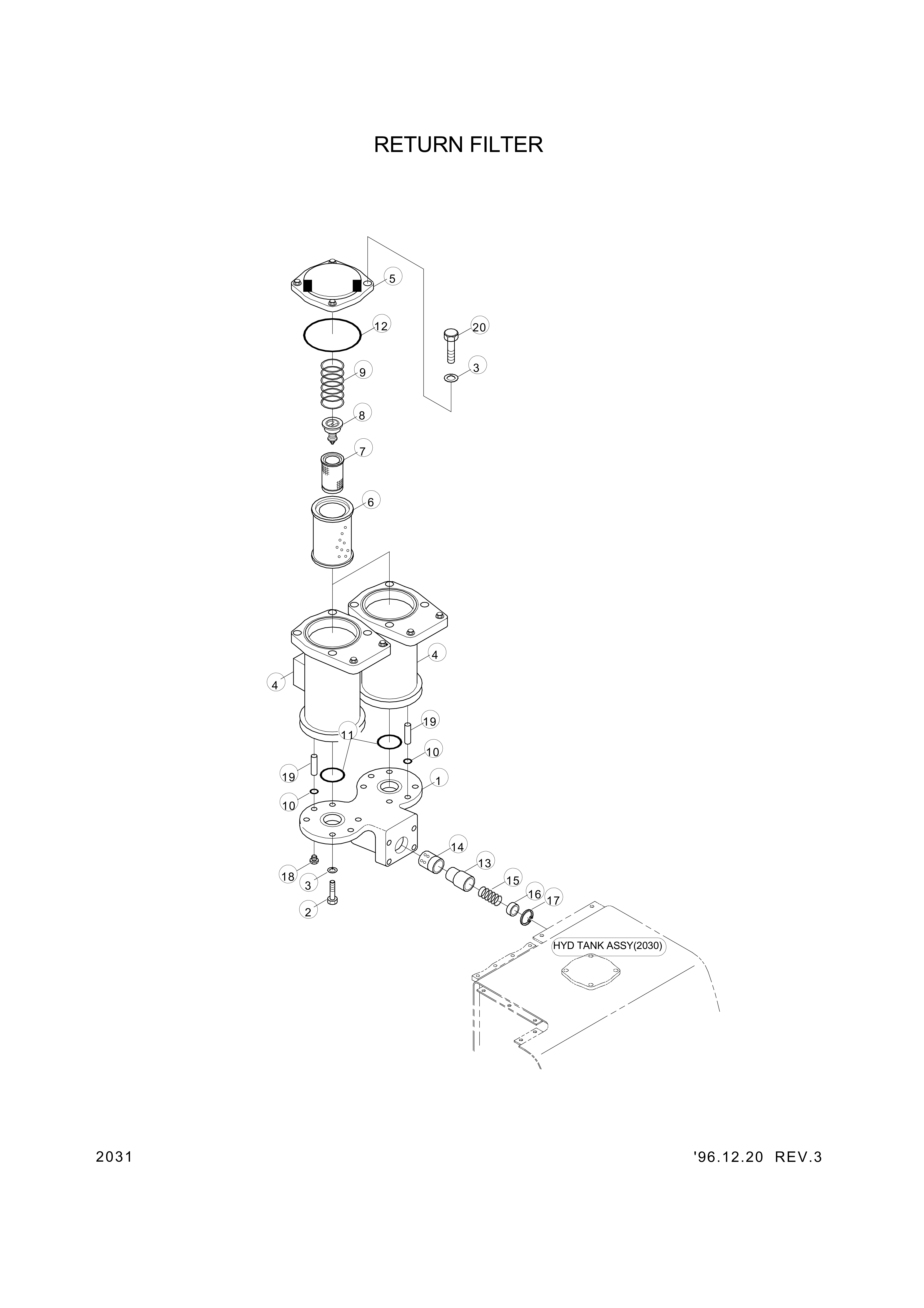 drawing for Hyundai Construction Equipment XKAG-01022 - POPPET (figure 1)
