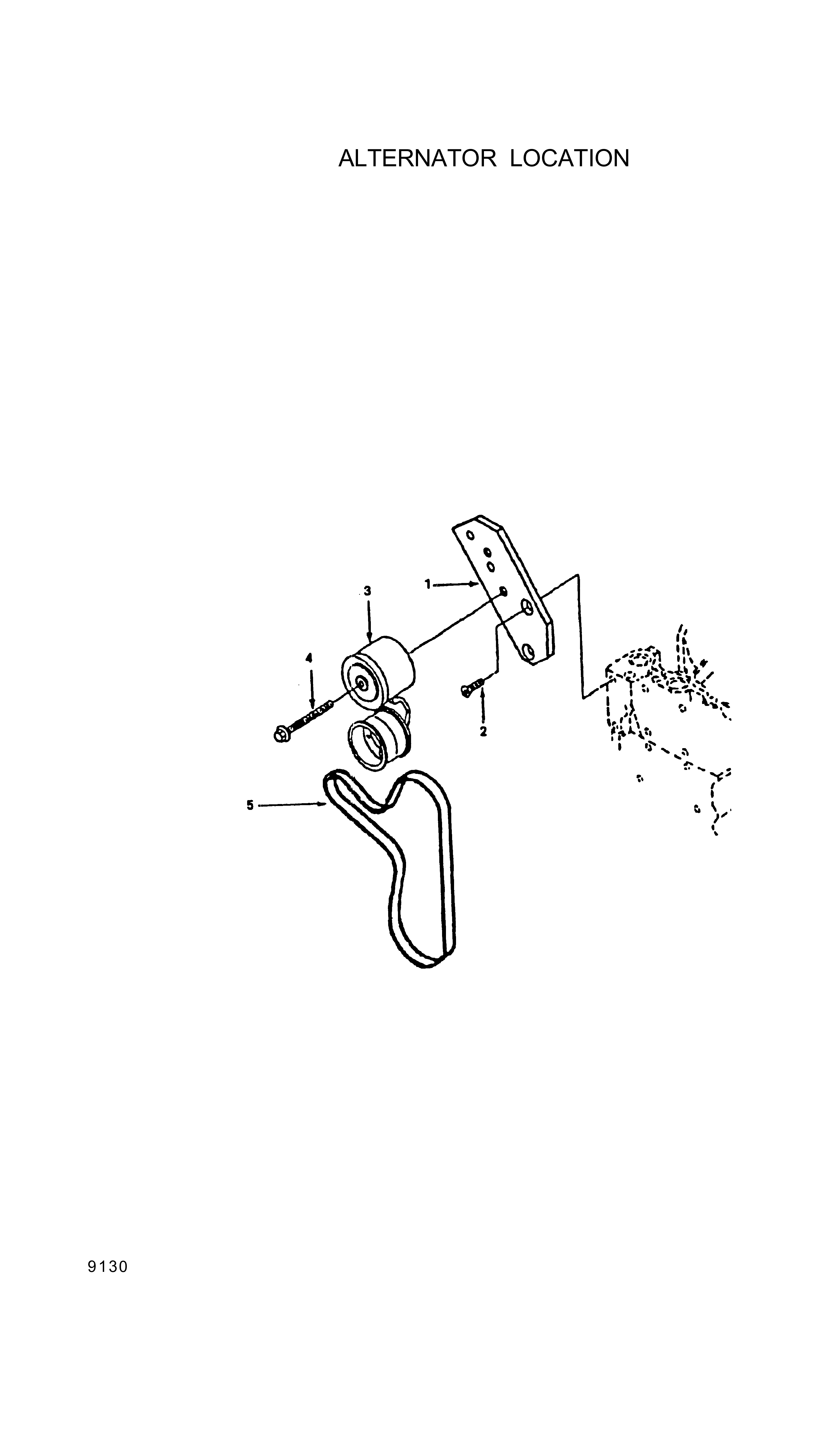 drawing for Hyundai Construction Equipment YUBP-05151 - BELT-FAN (figure 2)