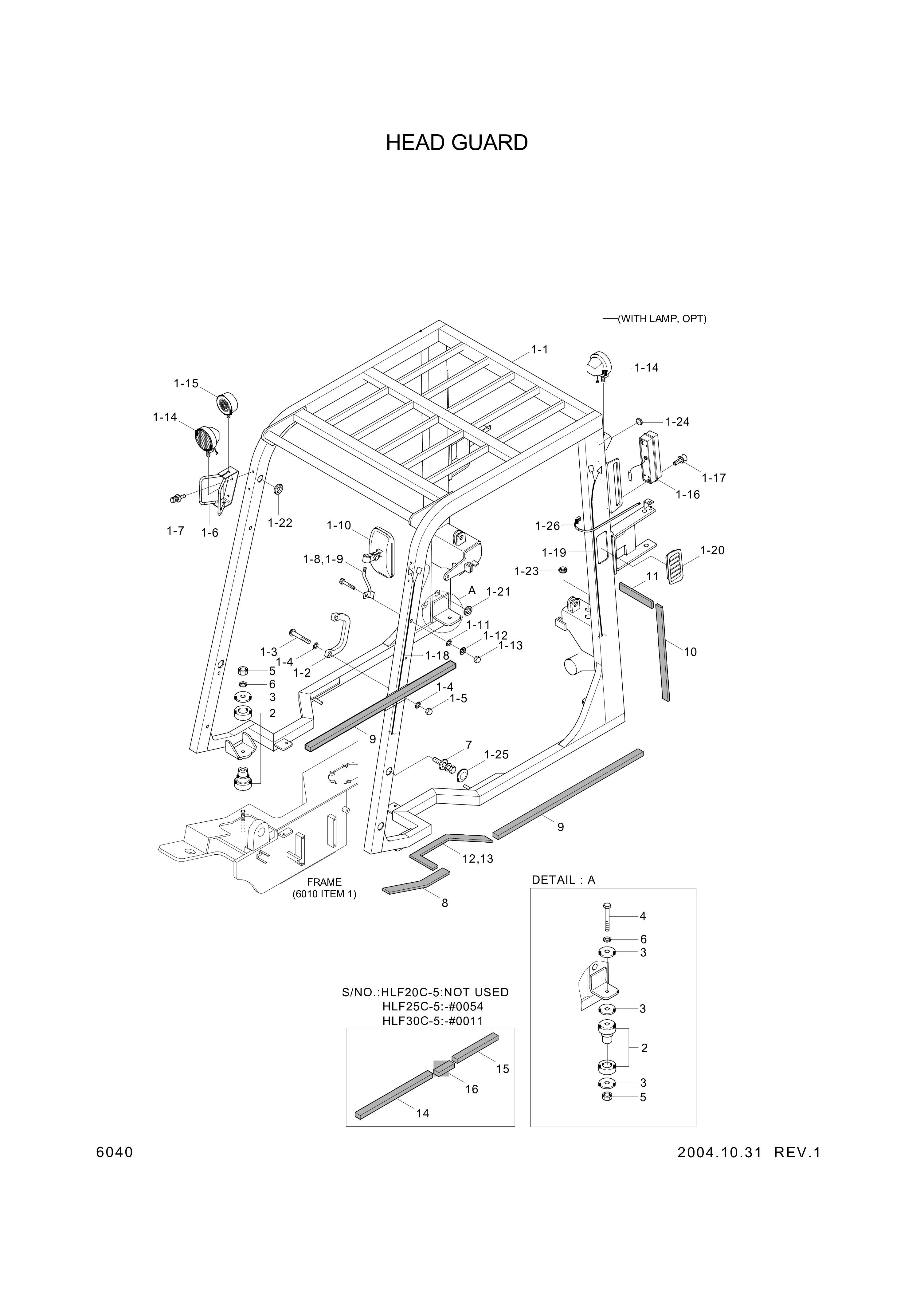 drawing for Hyundai Construction Equipment S161-060606 - BOLT-CROSS RD (figure 1)