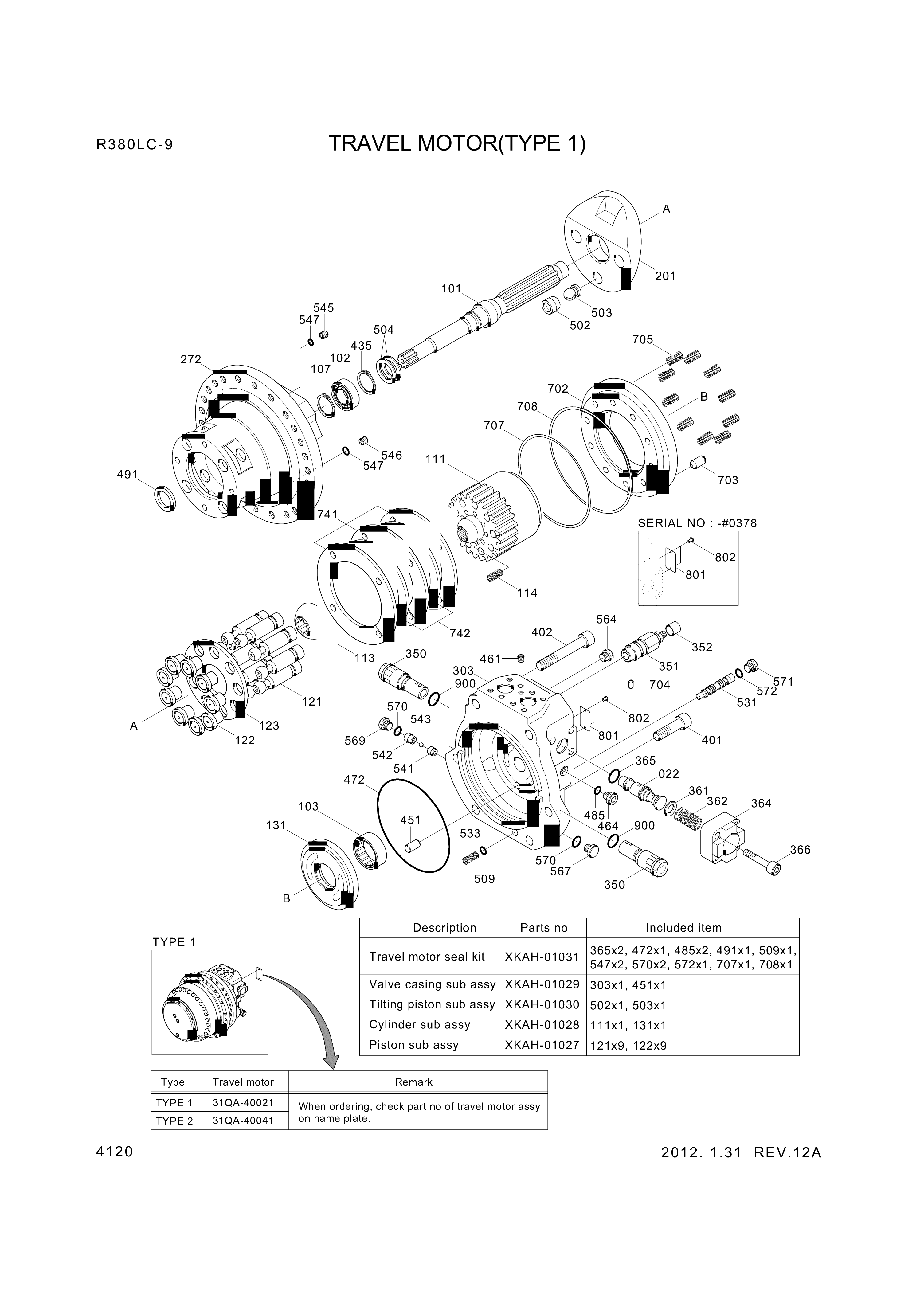 drawing for Hyundai Construction Equipment XKAH-00942 - BEARING-ROLLER (figure 4)
