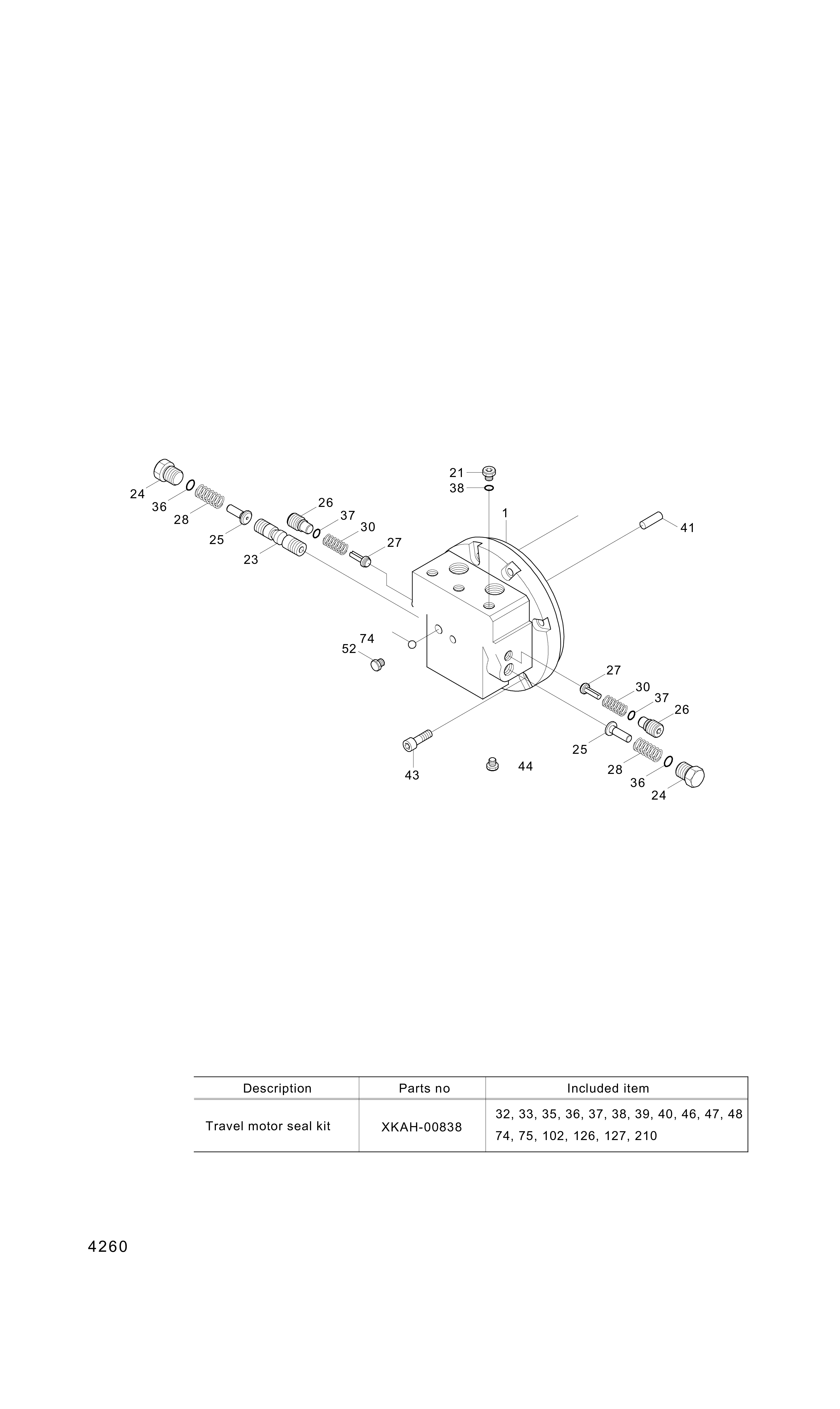 drawing for Hyundai Construction Equipment XKAH-00786 - VALVE-CHECK (figure 4)