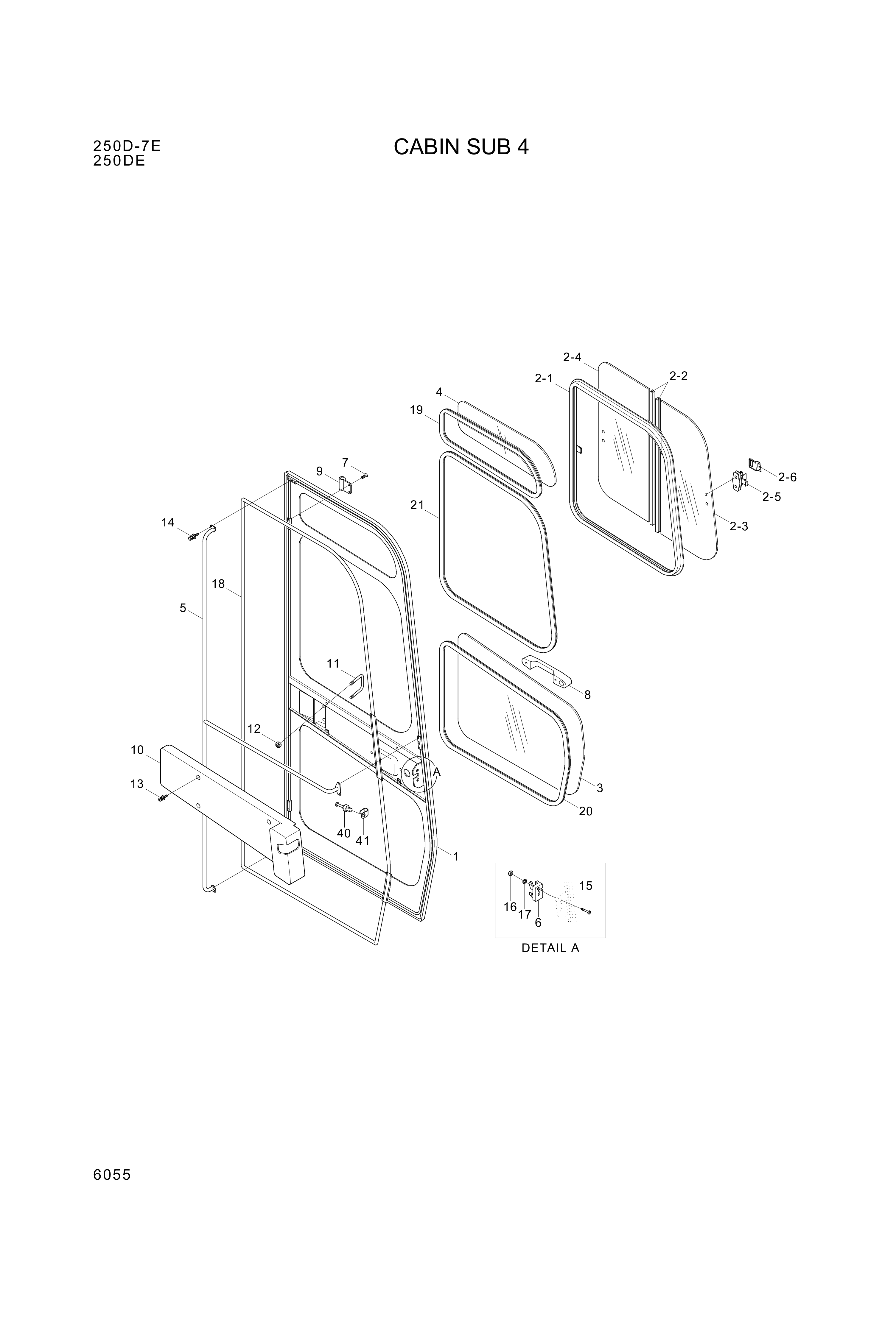 drawing for Hyundai Construction Equipment S255-081006 - NUT-HEX (figure 3)