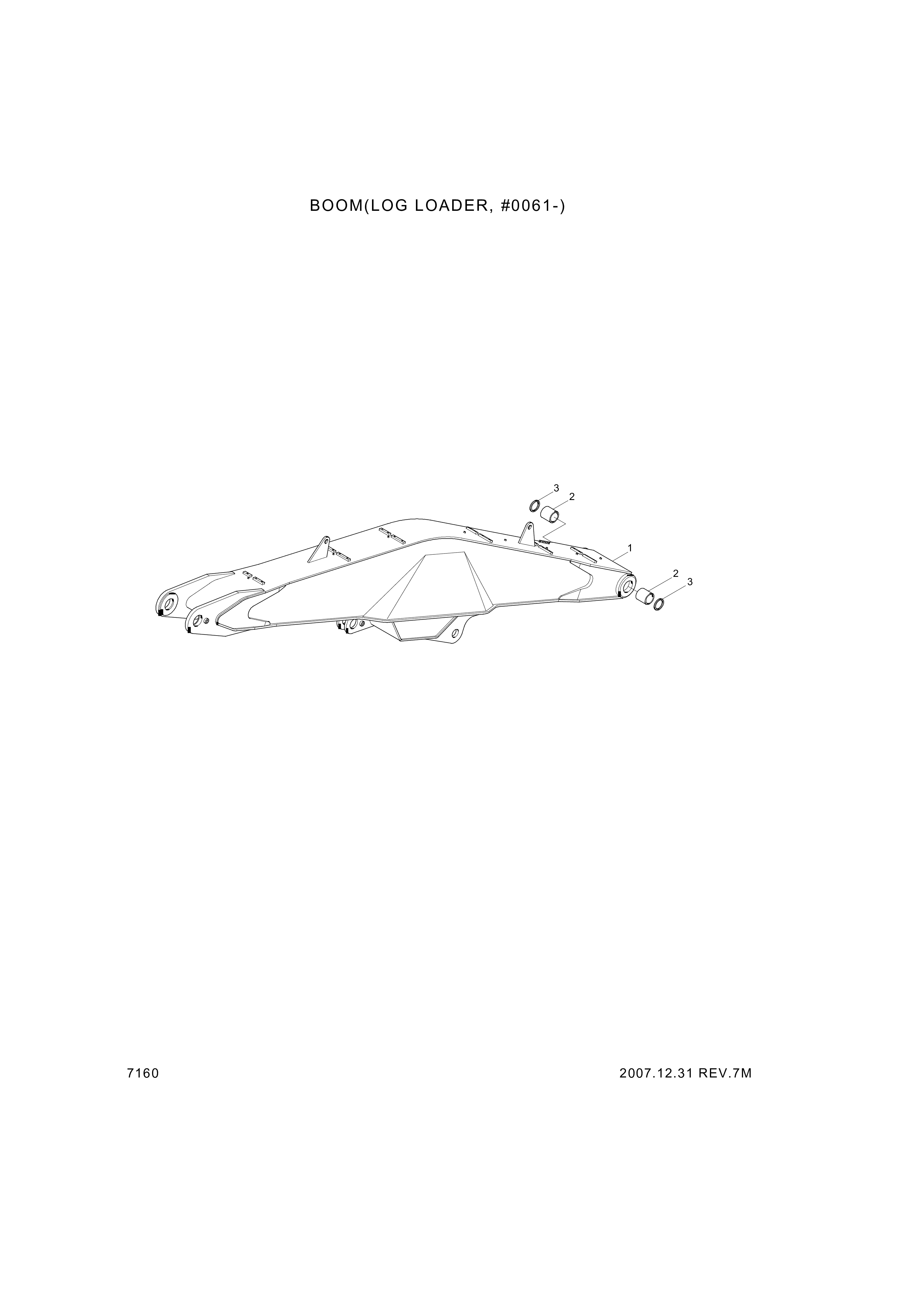 drawing for Hyundai Construction Equipment 61EN-12380 - BUSHING-BRONZE