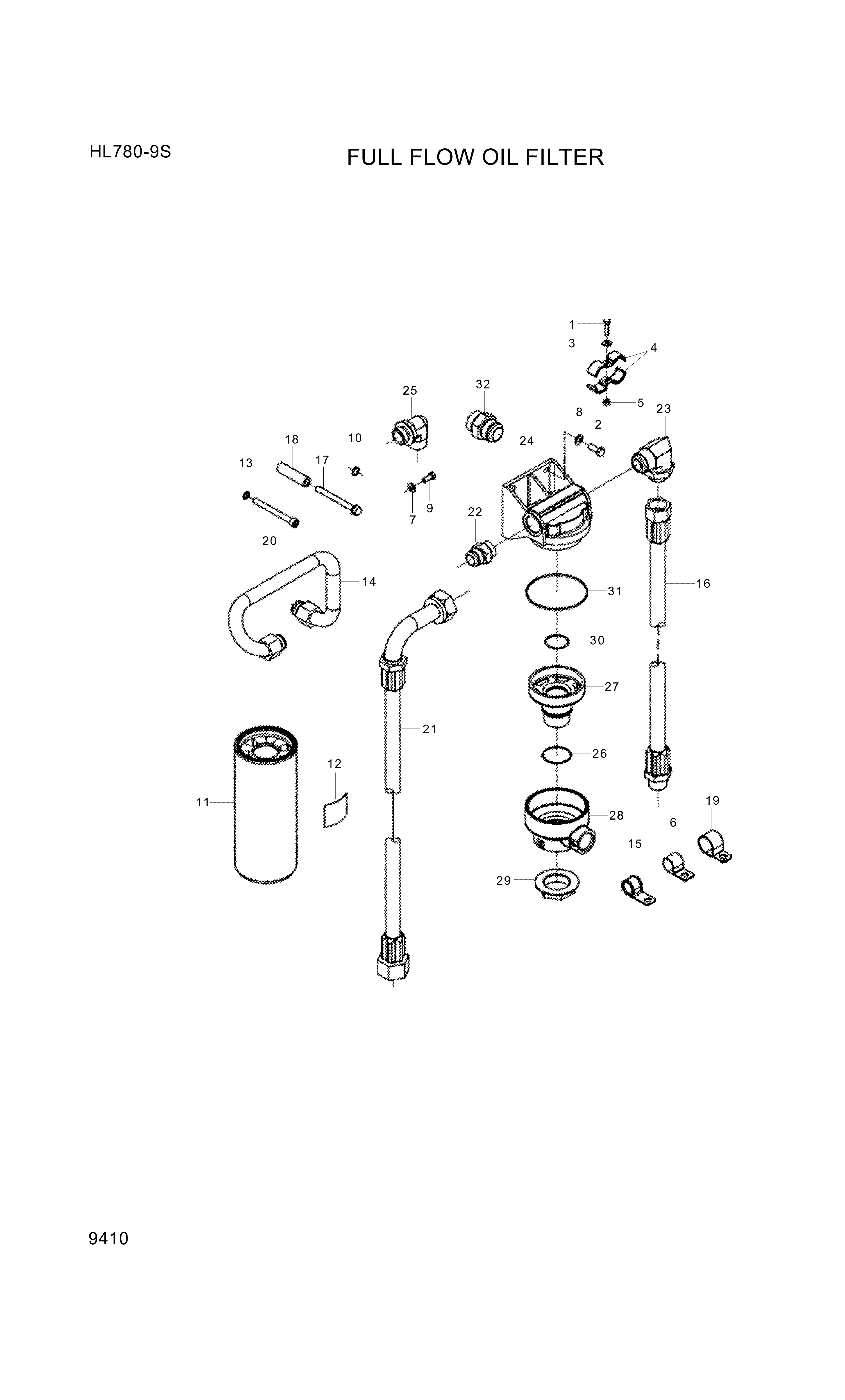 drawing for Hyundai Construction Equipment YUBP-05232 - CLIP (figure 2)