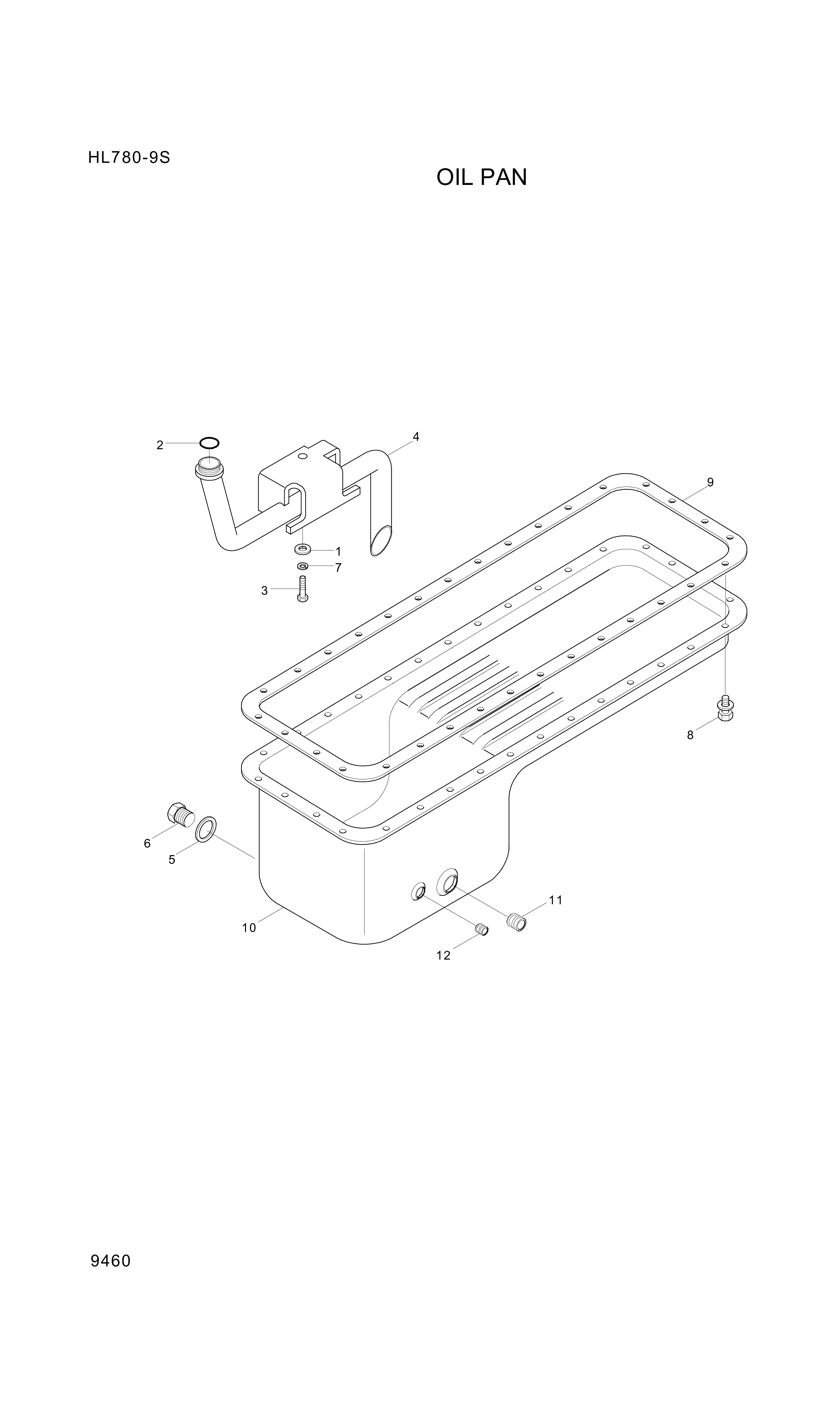 drawing for Hyundai Construction Equipment YUBP-05235 - PIPE-SUCTION (figure 4)