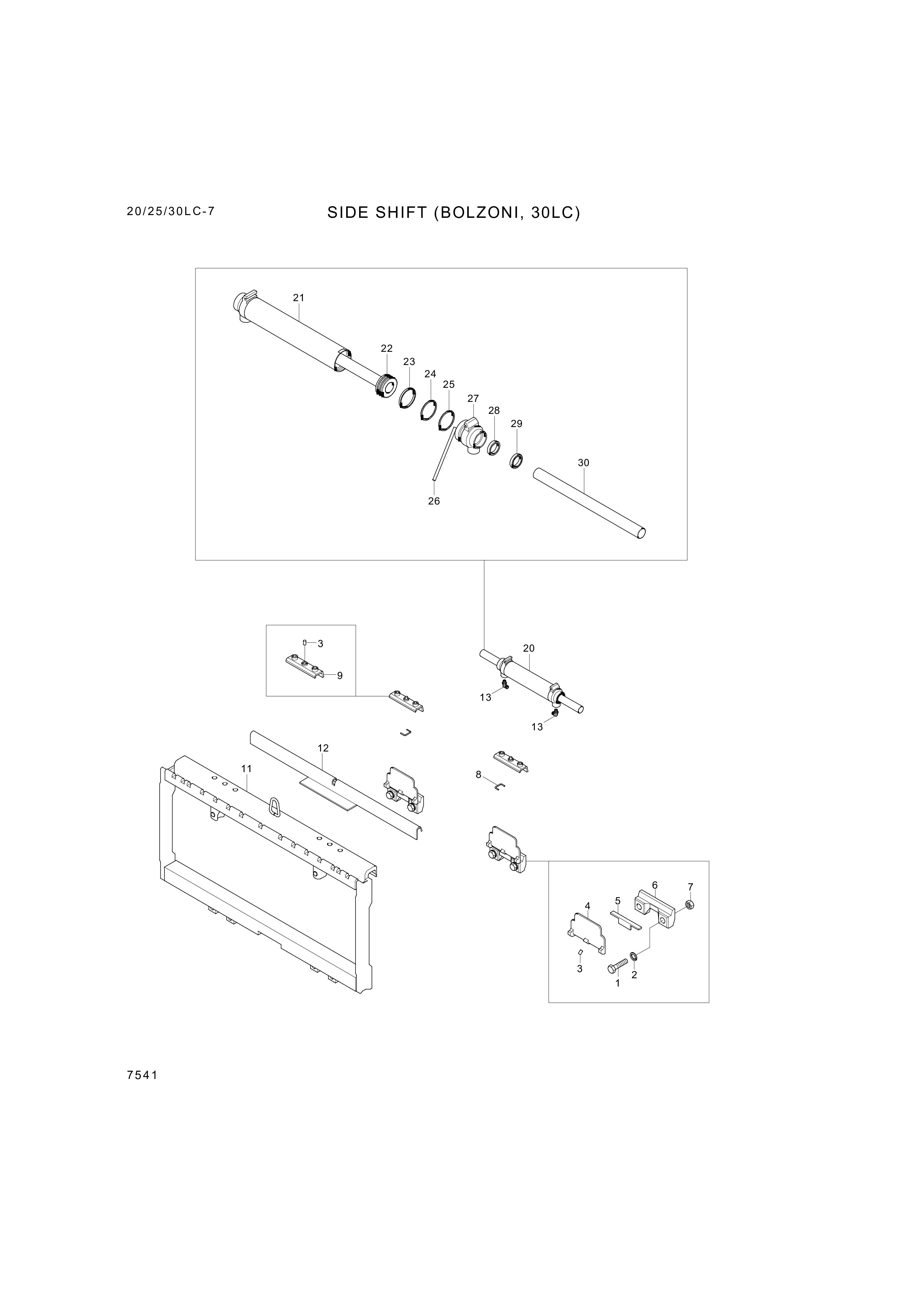 drawing for Hyundai Construction Equipment 101040476C - FRAME (figure 3)