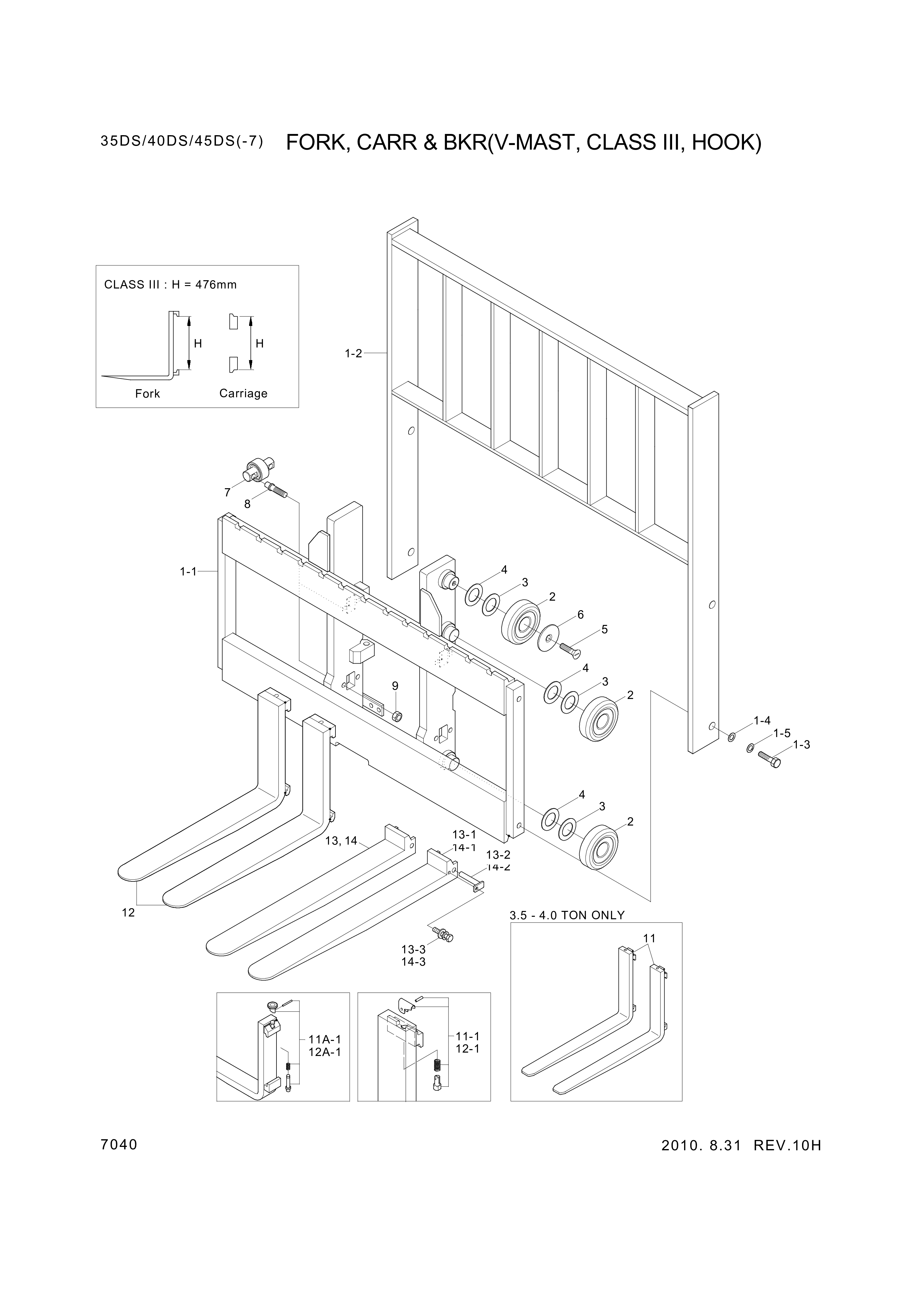 drawing for Hyundai Construction Equipment 61F6-23041-P - Backrest Wa (figure 5)