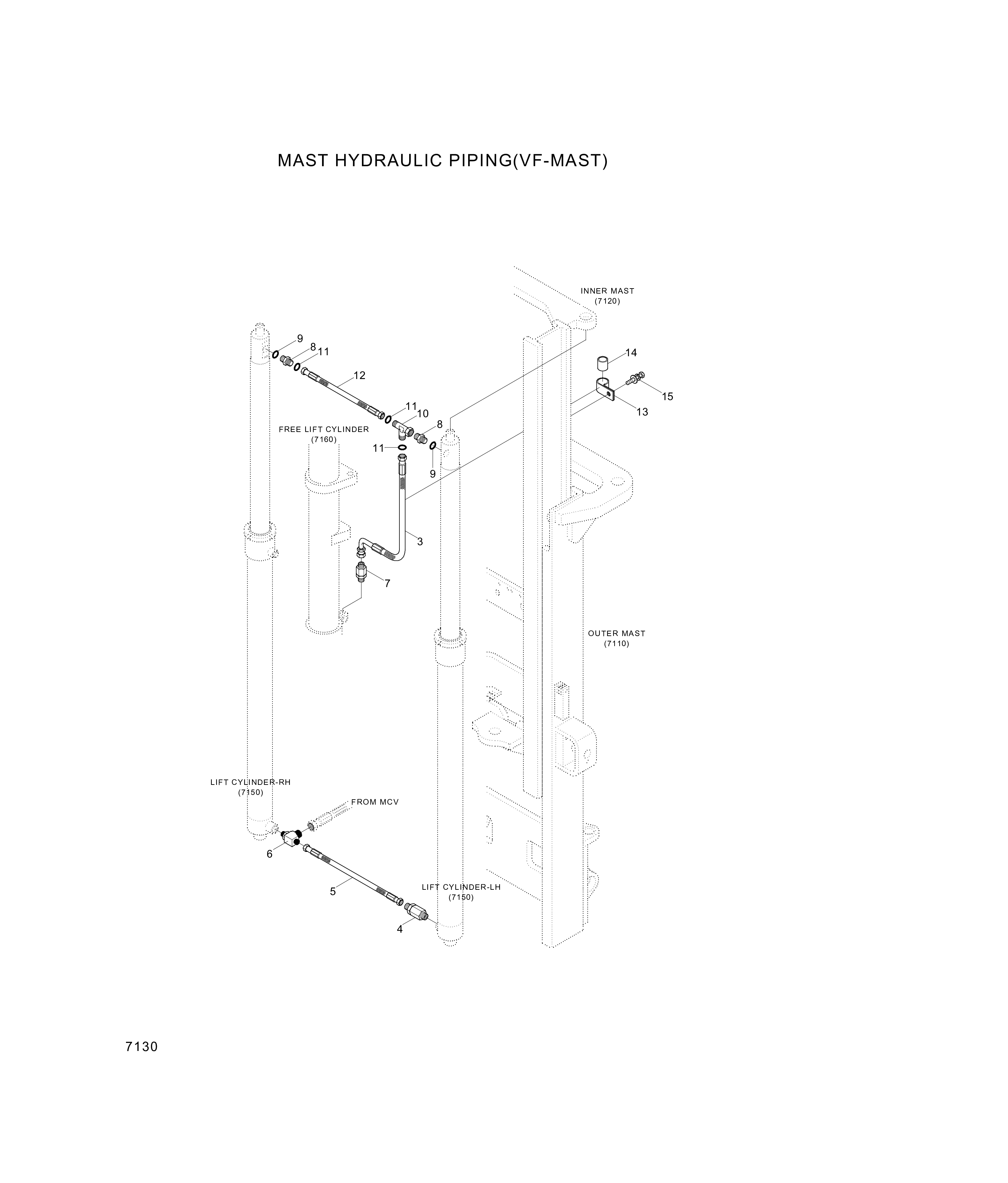 drawing for Hyundai Construction Equipment P930-124036 - HOSE ASSY-ORFS&THD (figure 1)