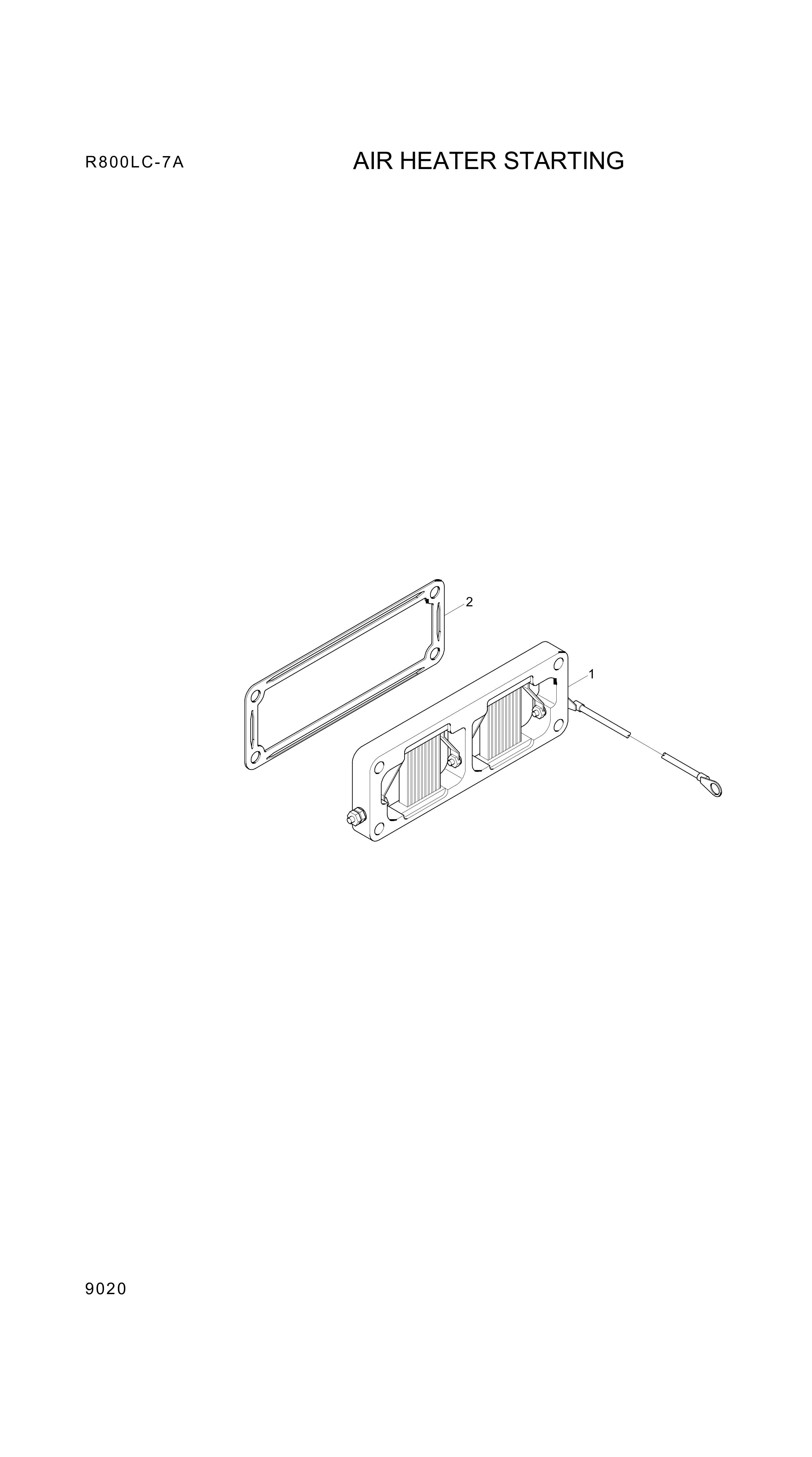 drawing for Hyundai Construction Equipment YUBP-04854 - GASKET (figure 1)