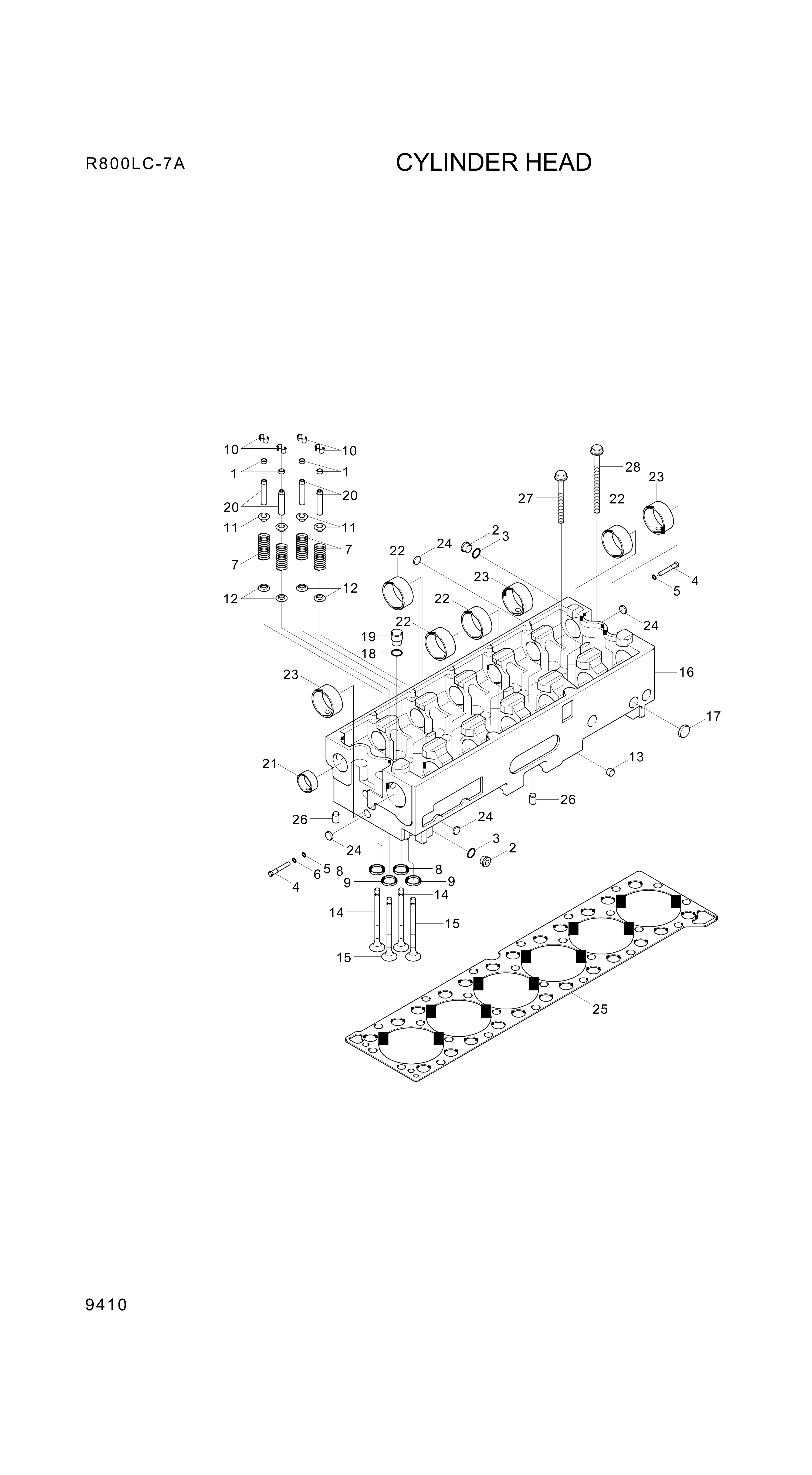 drawing for Hyundai Construction Equipment YUBP-05696 - SCREW-HEX FLG (figure 2)