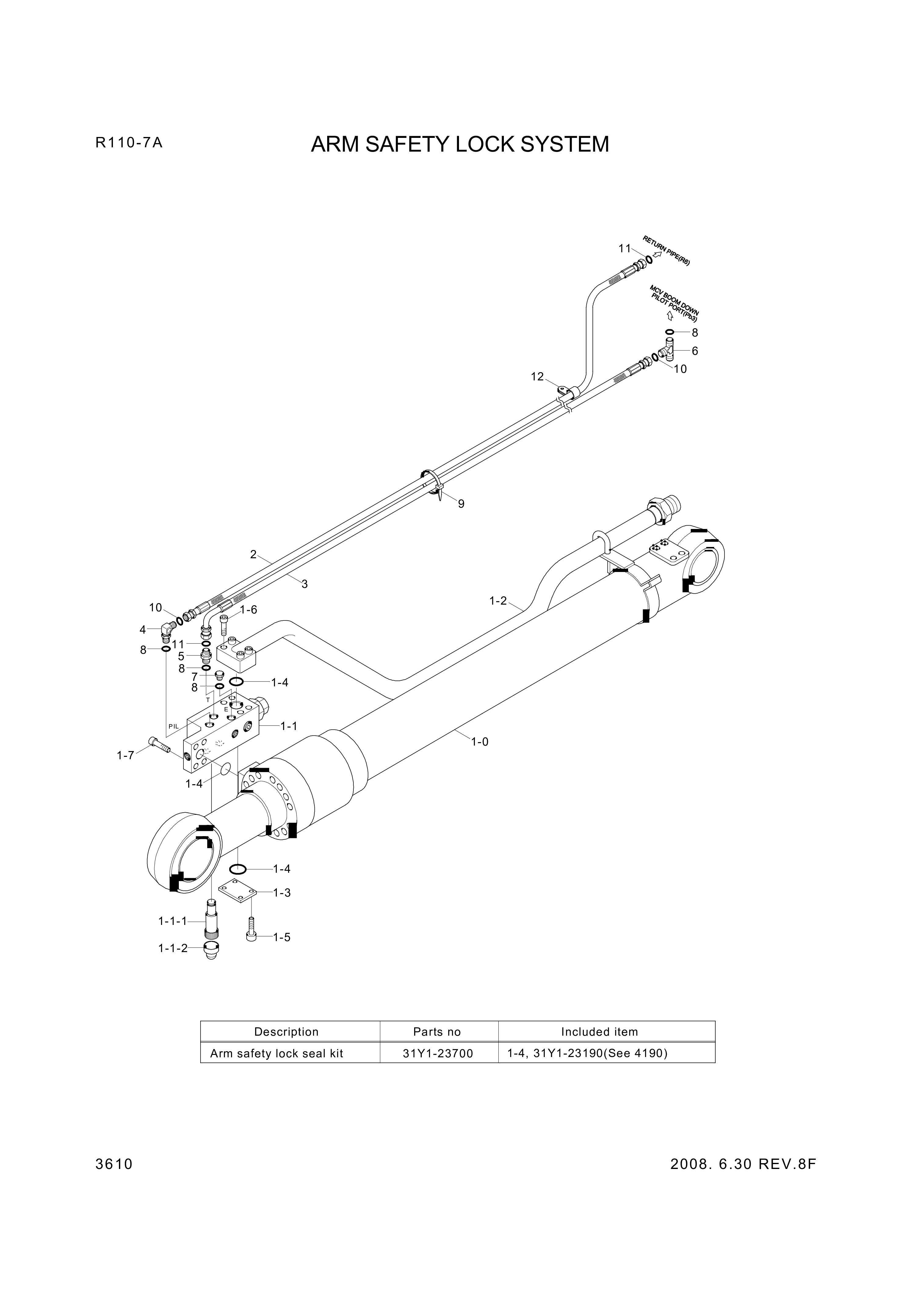 drawing for Hyundai Construction Equipment P930-042116 - HOSE ASSY-ORFS&THD