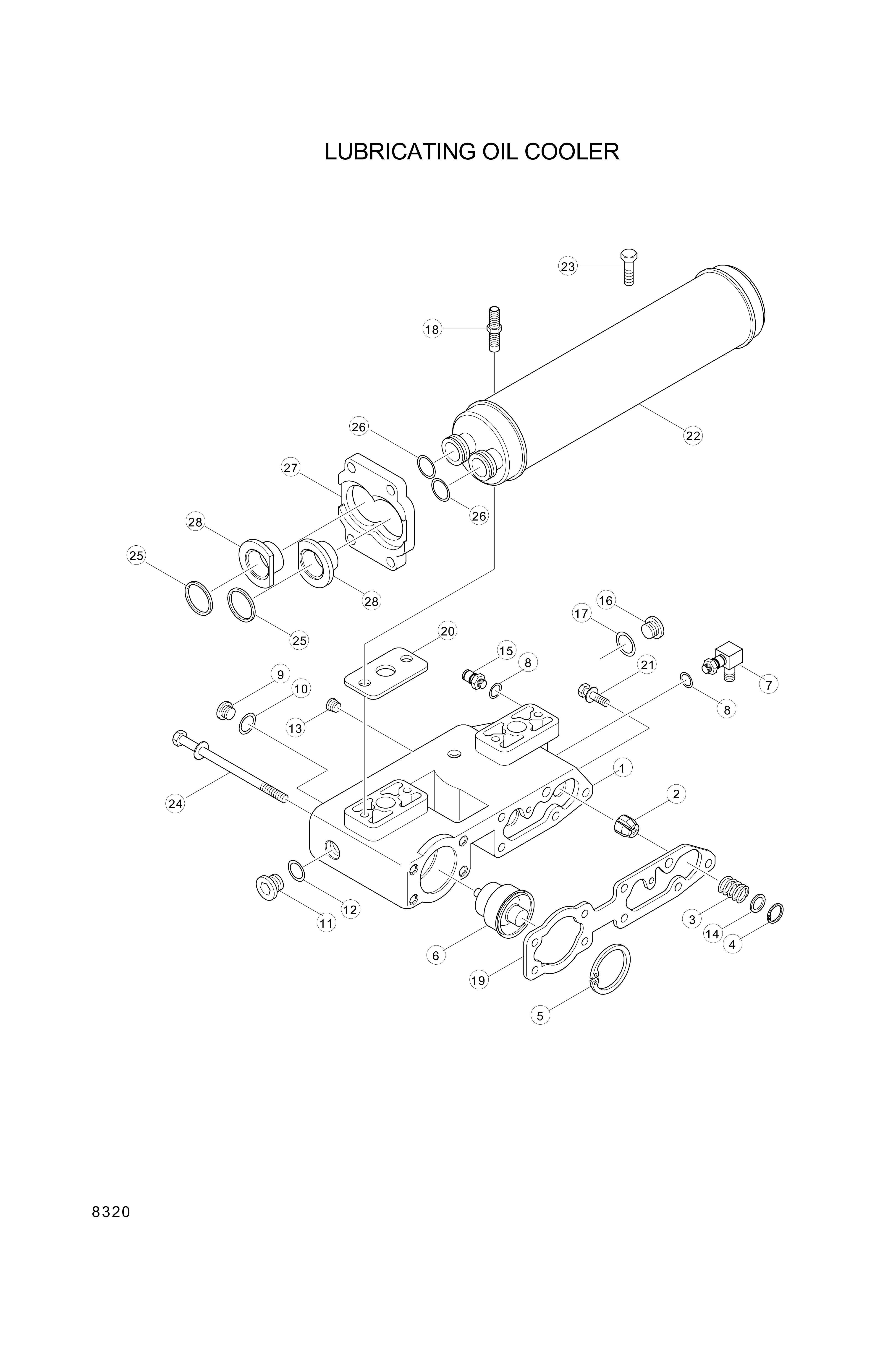 drawing for Hyundai Construction Equipment YUBP-04589 - RETAINER (figure 5)