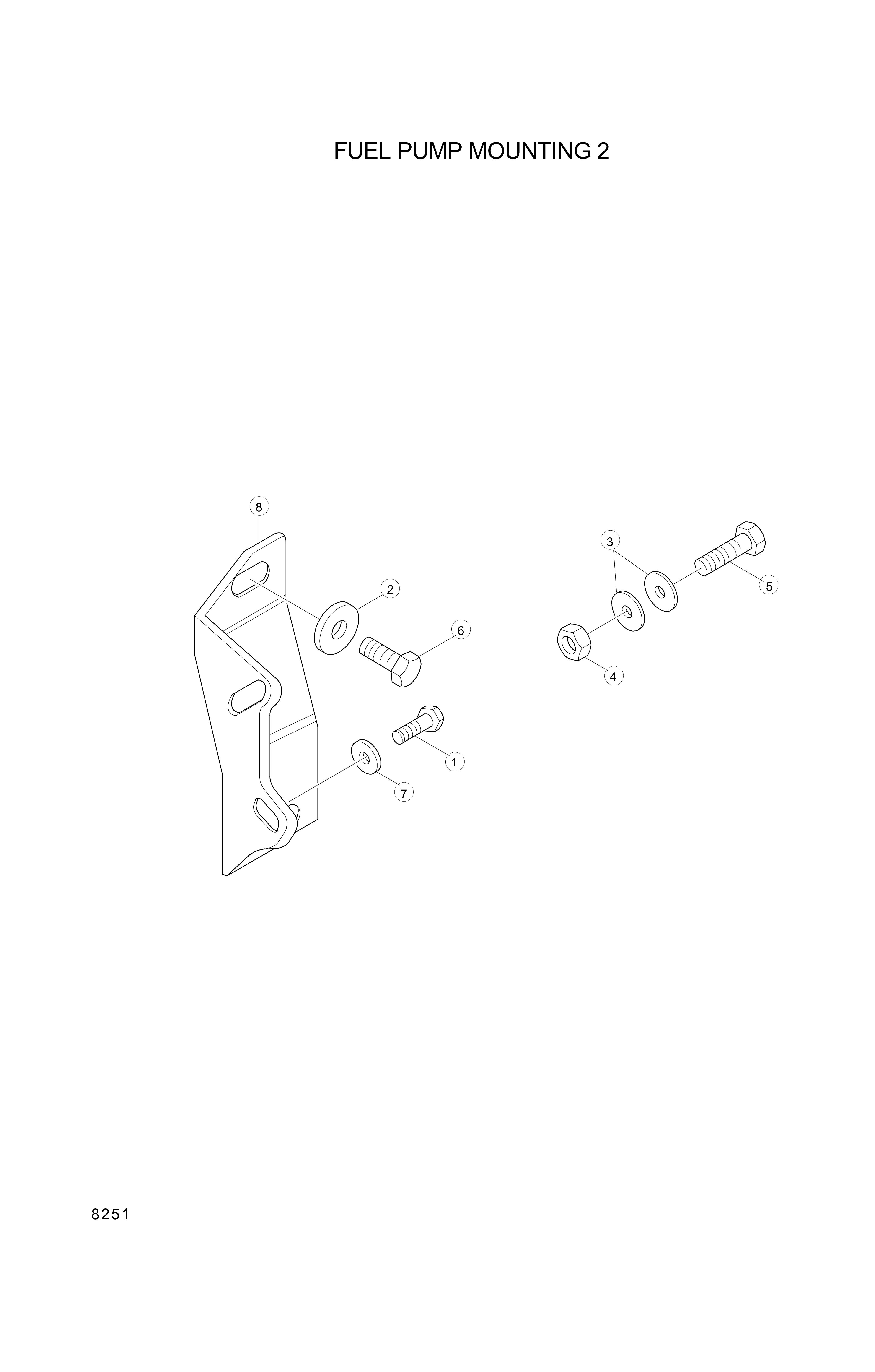 drawing for Hyundai Construction Equipment YUBP-06825 - BRACE (figure 3)