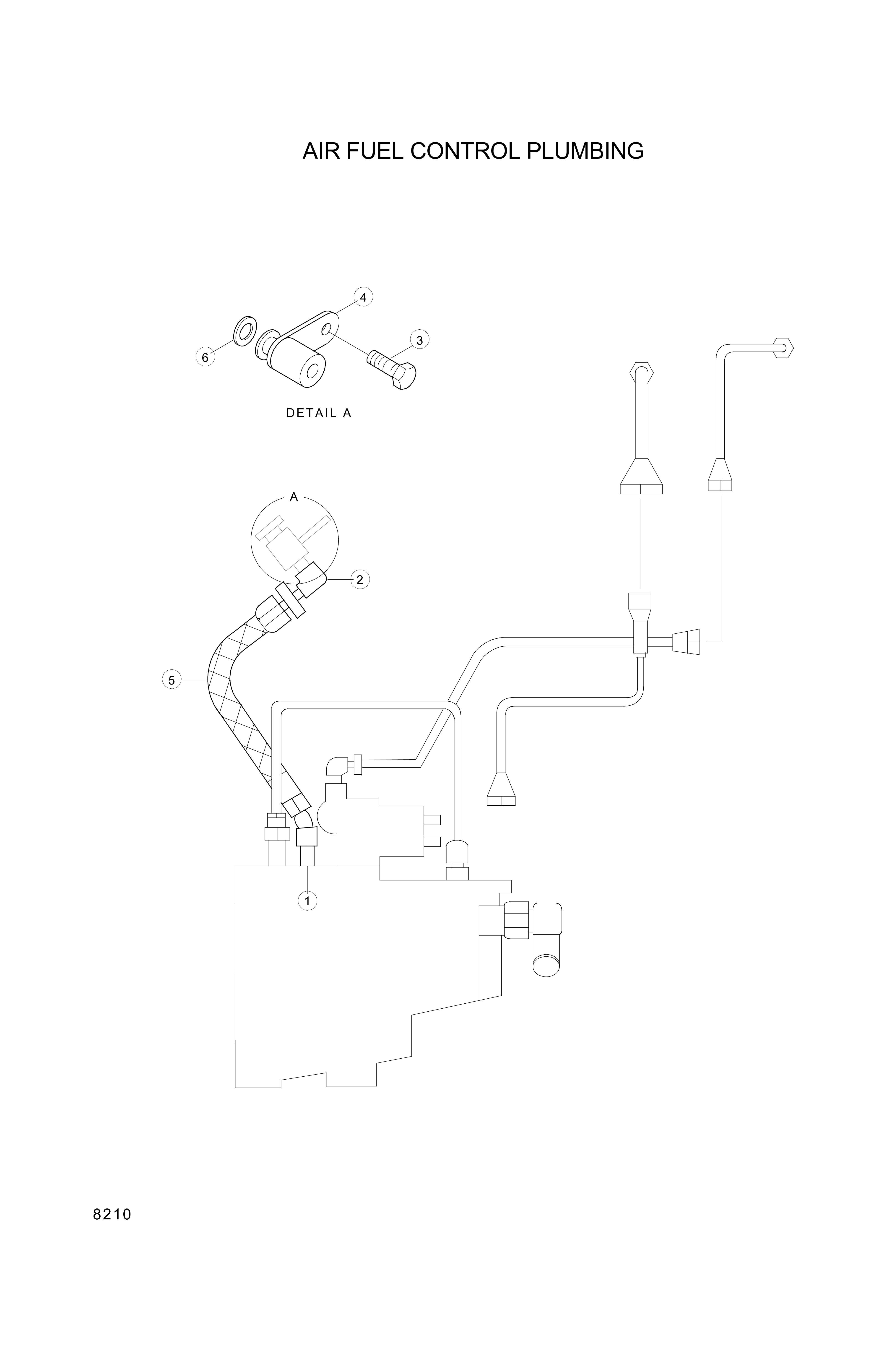 drawing for Hyundai Construction Equipment YUBP-06815 - HOSE-FLEXIBLE (figure 3)