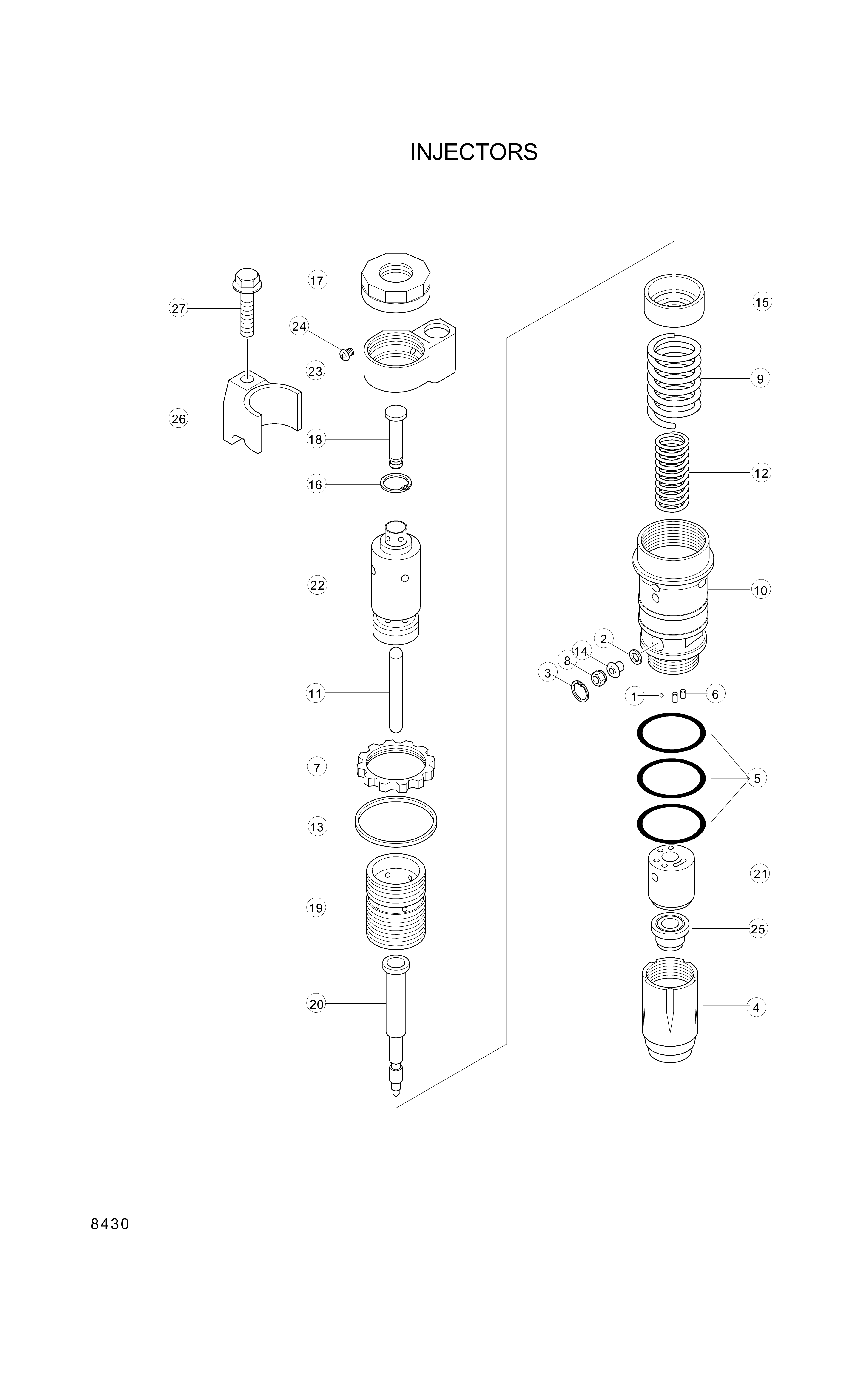 drawing for Hyundai Construction Equipment YUBP-04546 - TAPPET (figure 2)