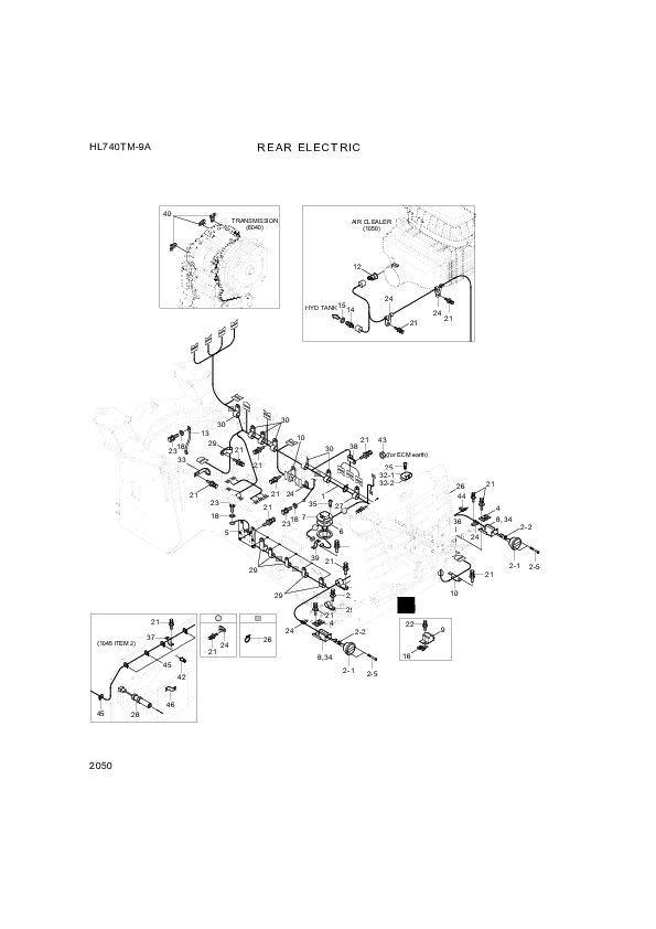drawing for Hyundai Construction Equipment 21L7-60290 - HOUSING-RECEP