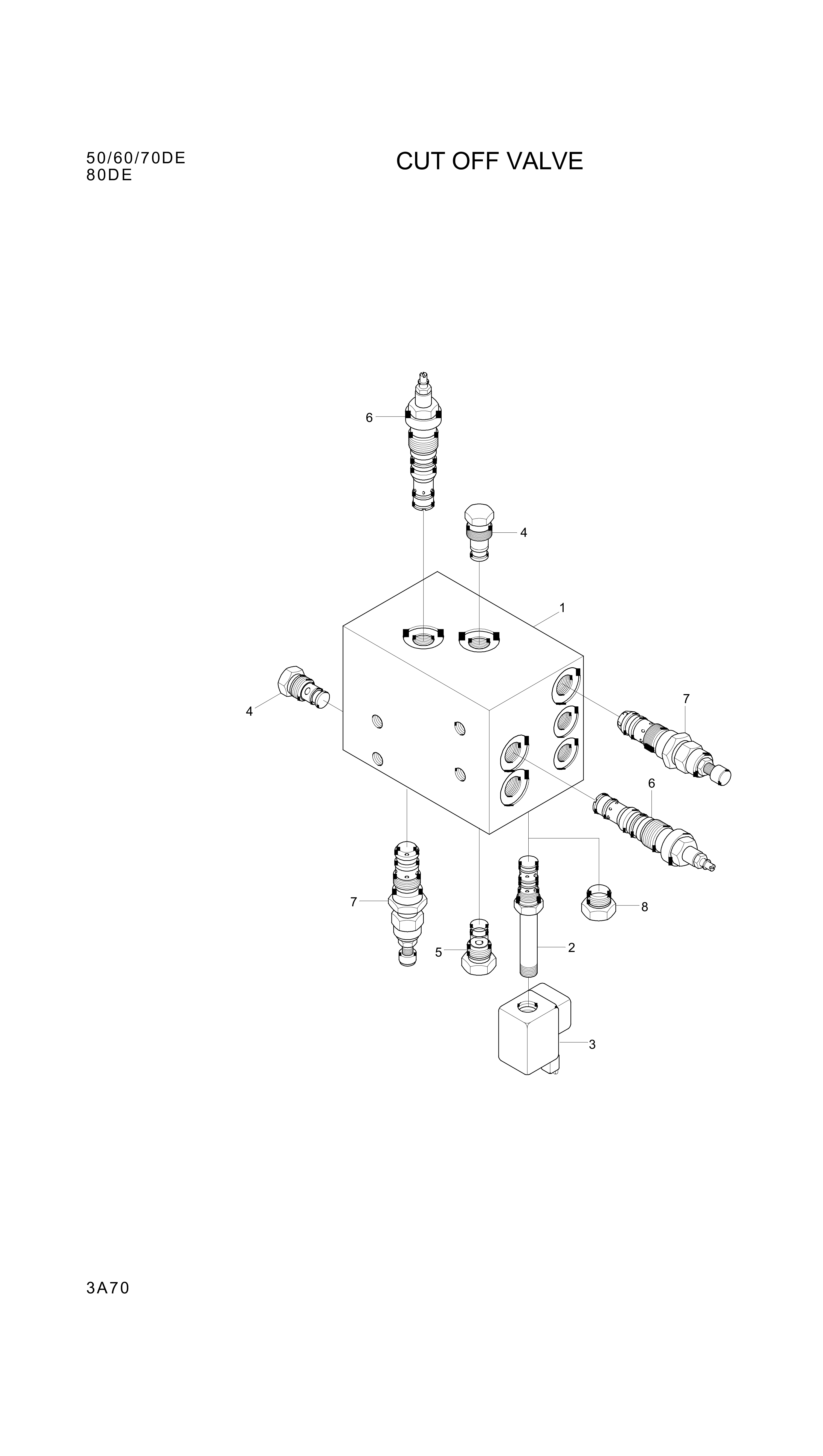 drawing for Hyundai Construction Equipment XKAL-00091 - VALVE-CHECK (figure 3)