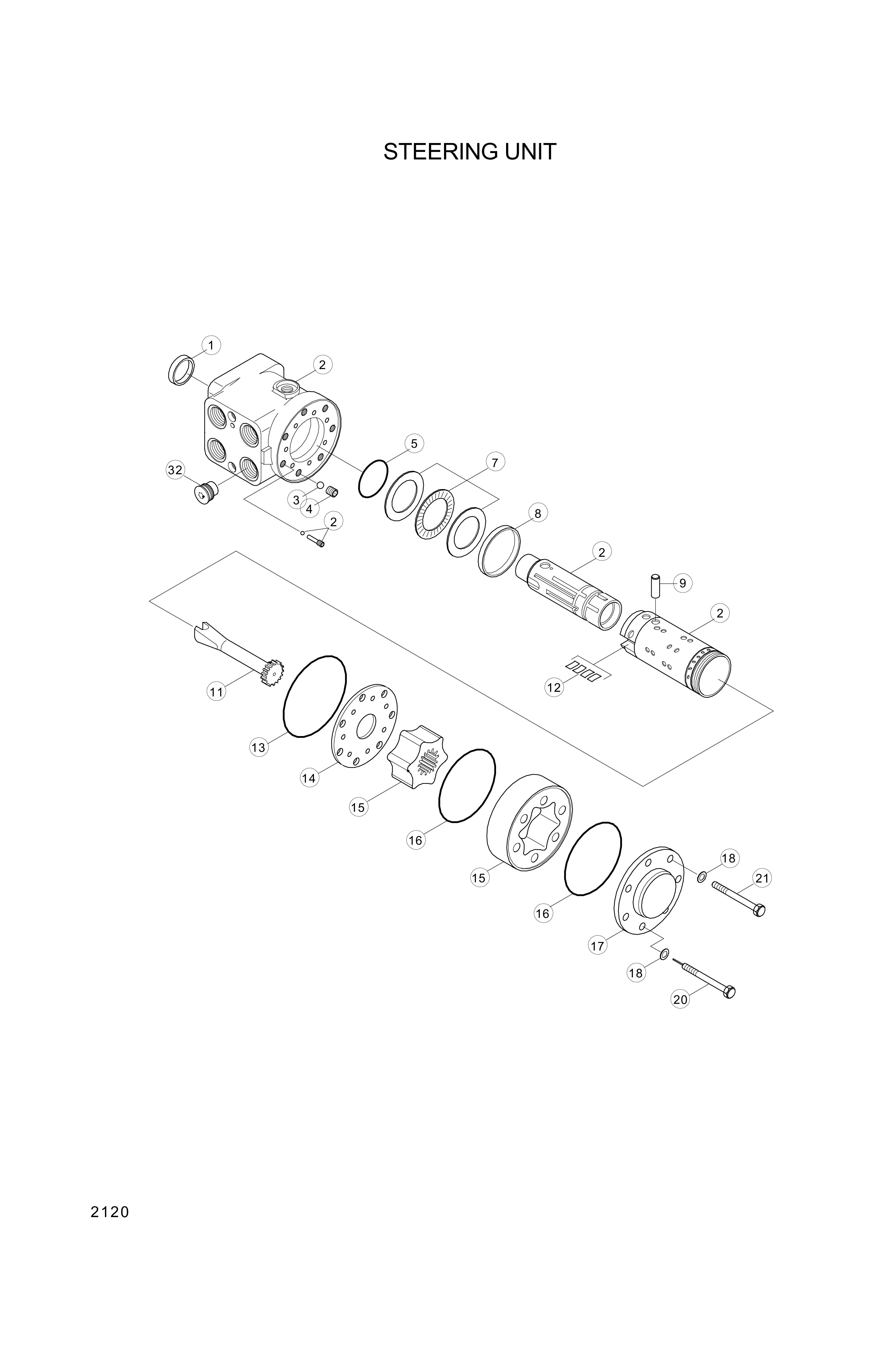 drawing for Hyundai Construction Equipment 150-4265 - Spring Set