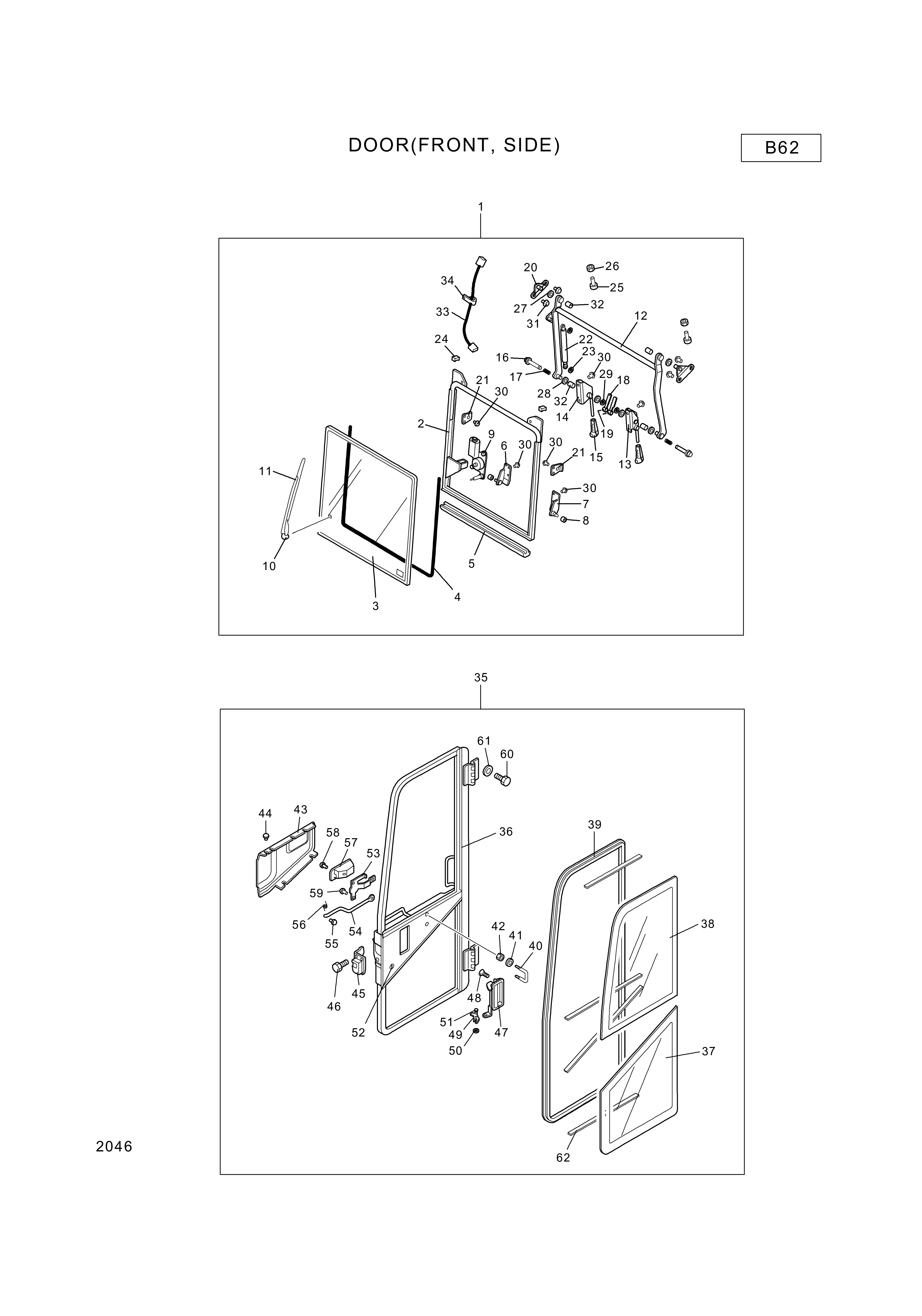 drawing for Hyundai Construction Equipment 997800616B - BOLT (figure 2)
