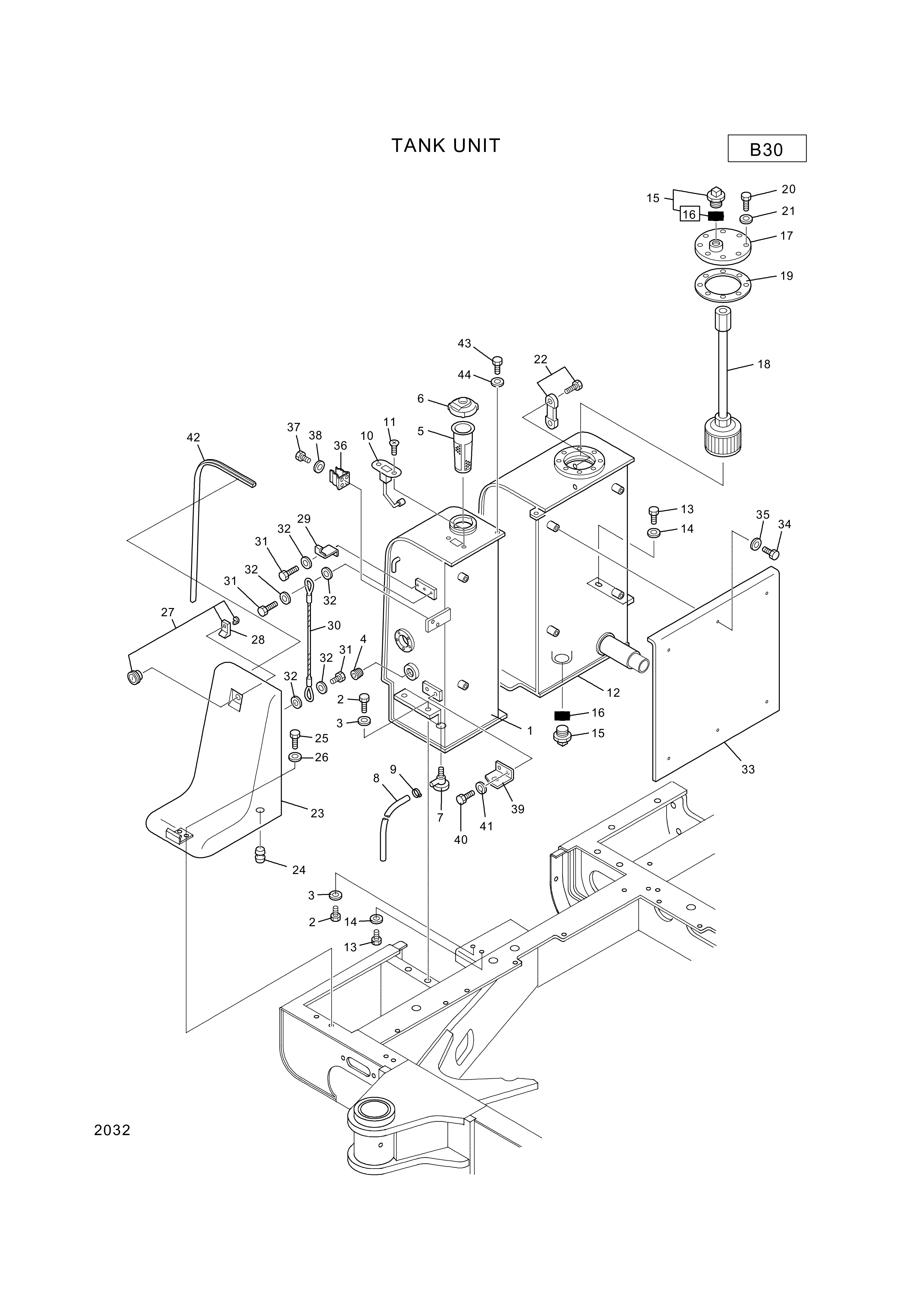 drawing for Hyundai Construction Equipment PA-5219 - GAUGE-FUEL