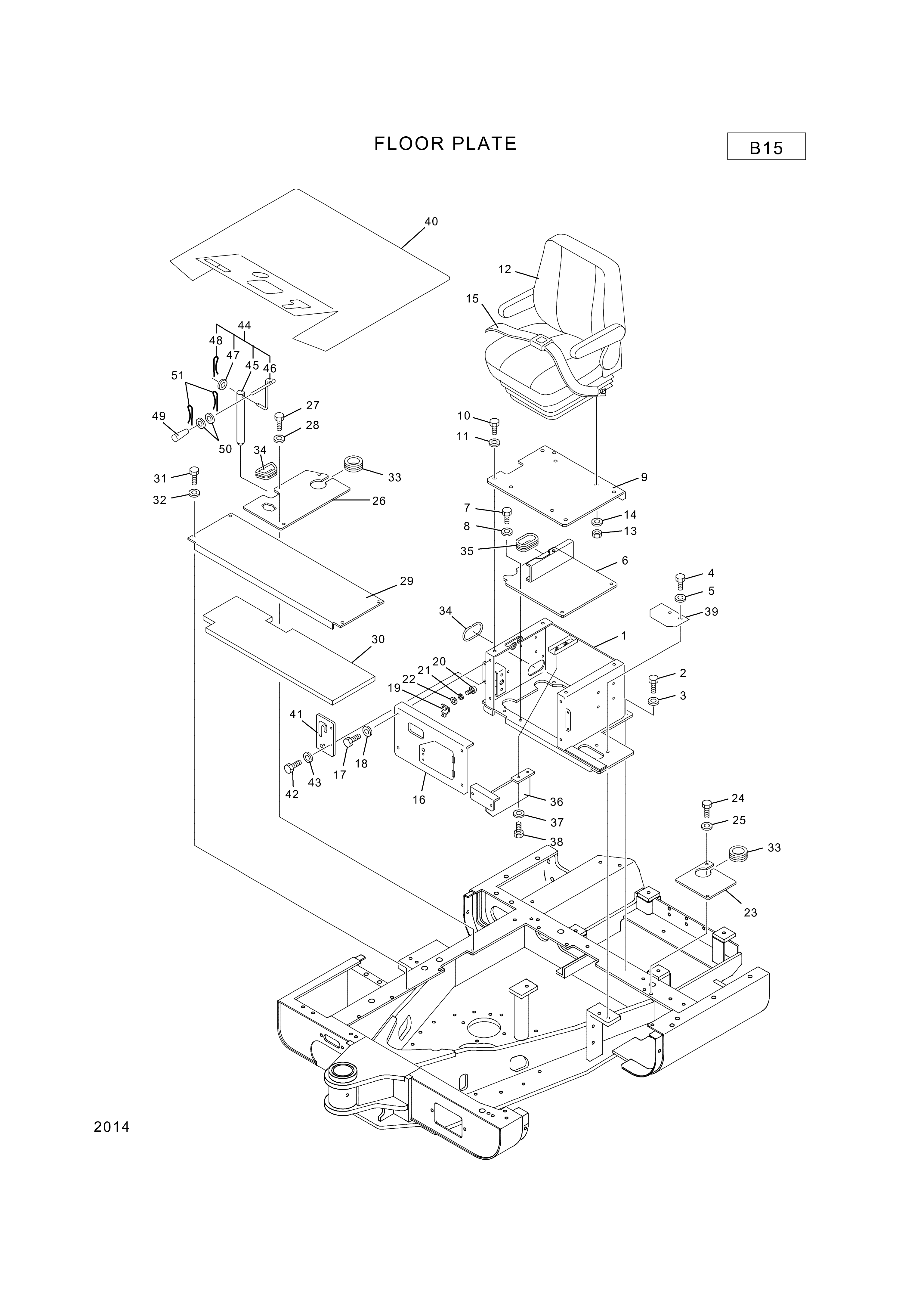 drawing for Hyundai Construction Equipment 870-00008 - GRIP (figure 4)