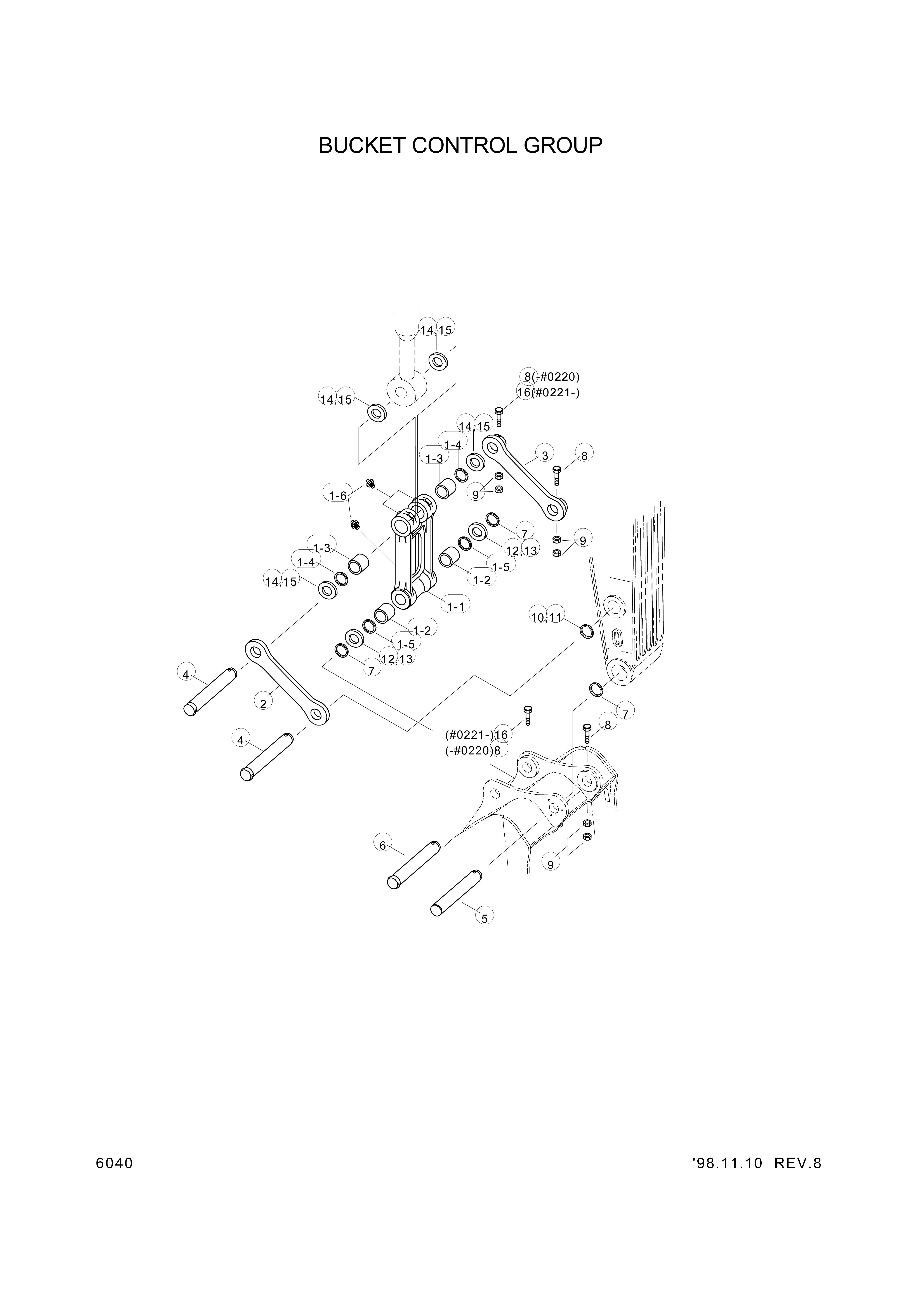 drawing for Hyundai Construction Equipment 61EH-11240 - BUSHING-PIN