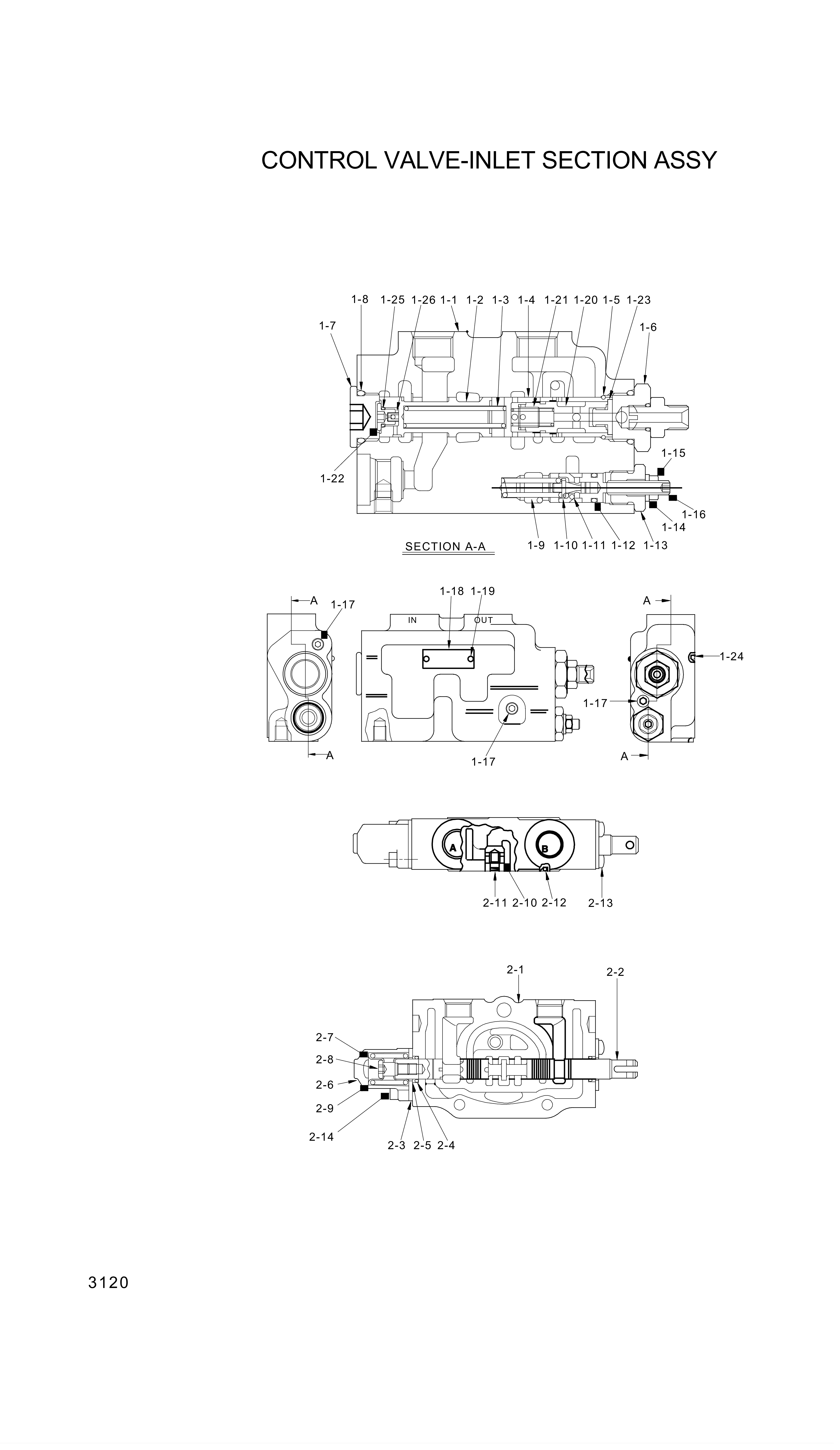 drawing for Hyundai Construction Equipment 9336408052 - Nut (figure 3)