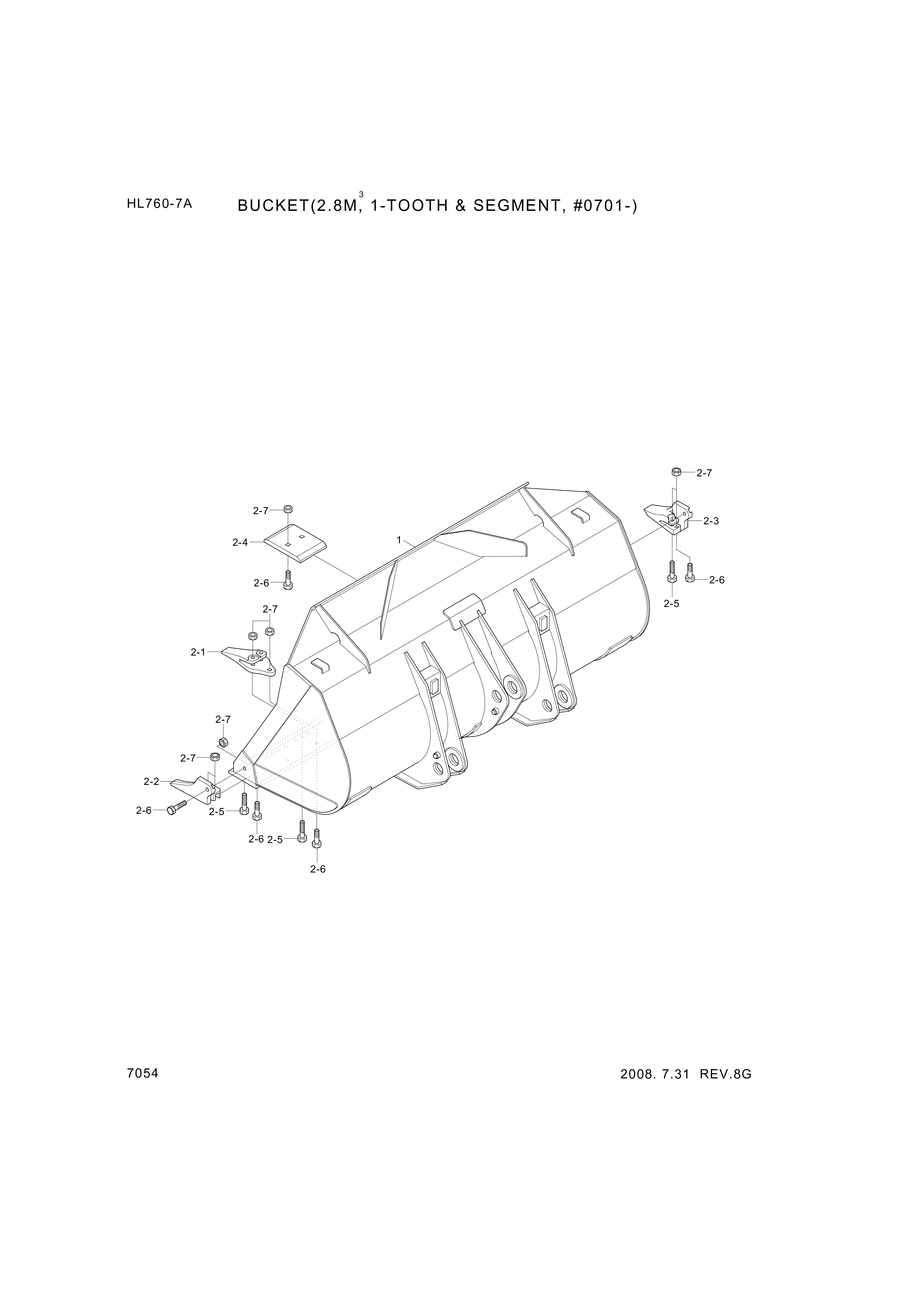 drawing for Hyundai Construction Equipment 61LC-06240 - SEGMENT