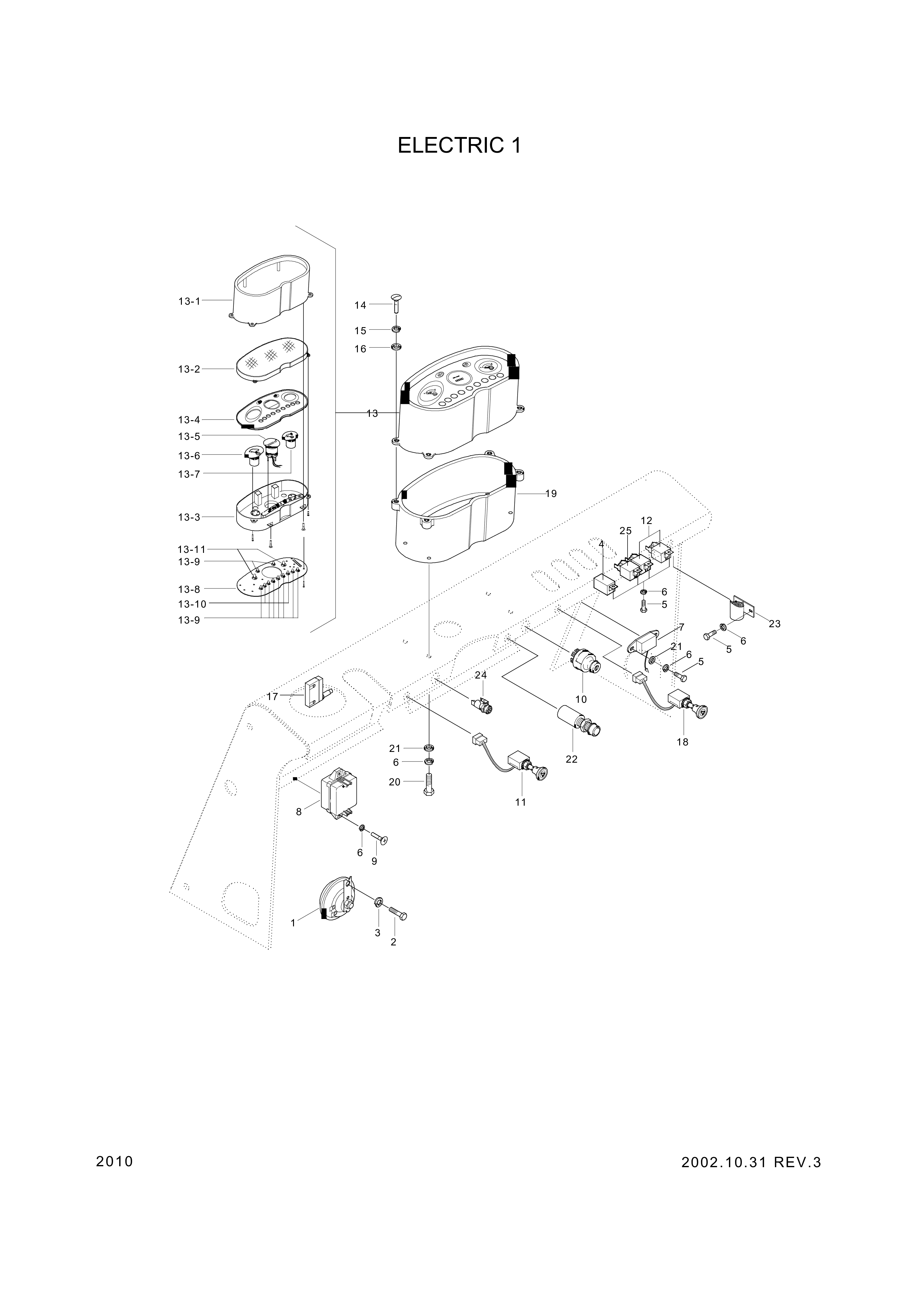 drawing for Hyundai Construction Equipment 25FQ-10290 - BUZZER-ALARM (figure 2)