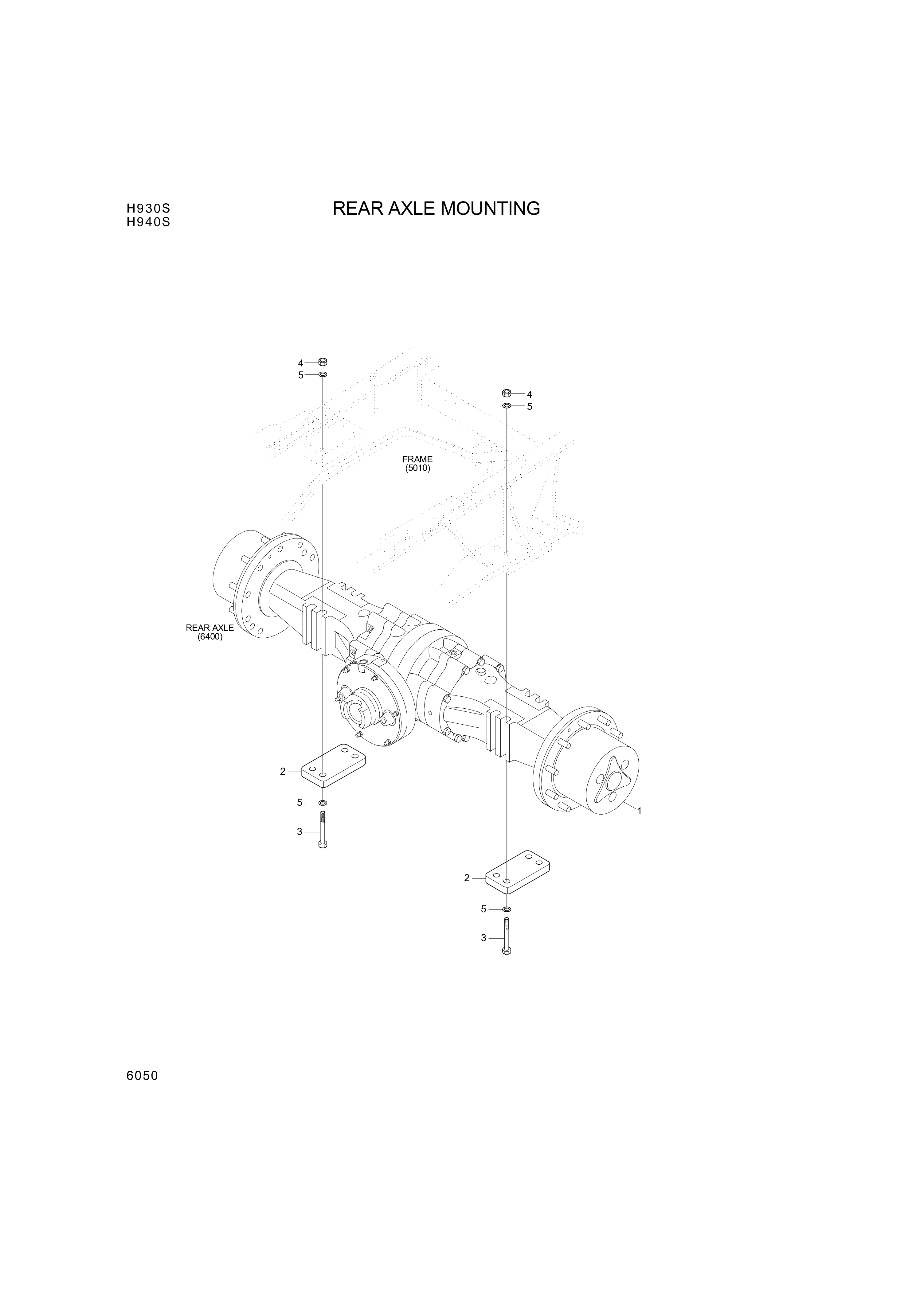 drawing for Hyundai Construction Equipment 81U2-20030 - AXLE ASSY-REAR