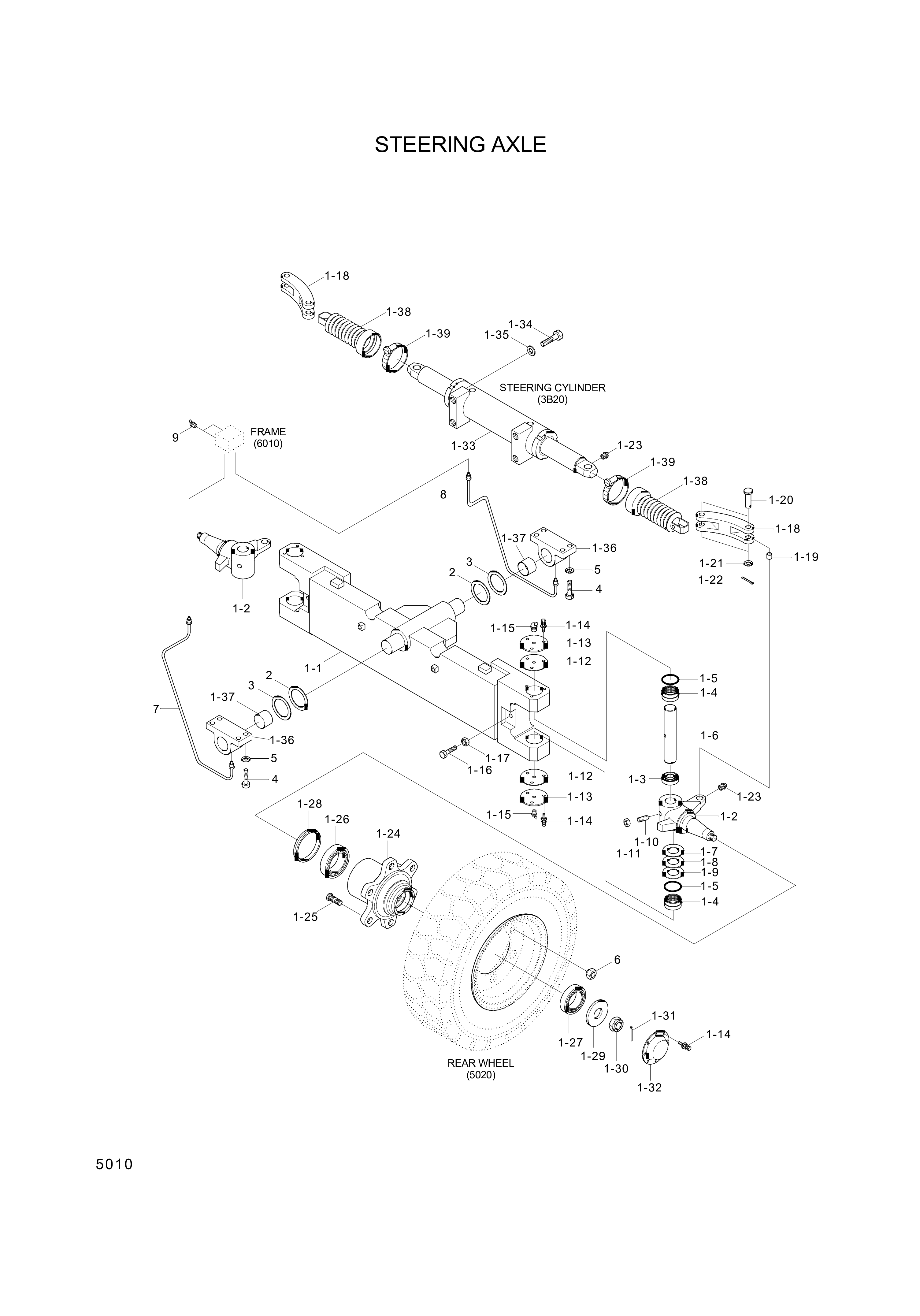 drawing for Hyundai Construction Equipment 953701901 - NIPPLE-GREASE (figure 3)