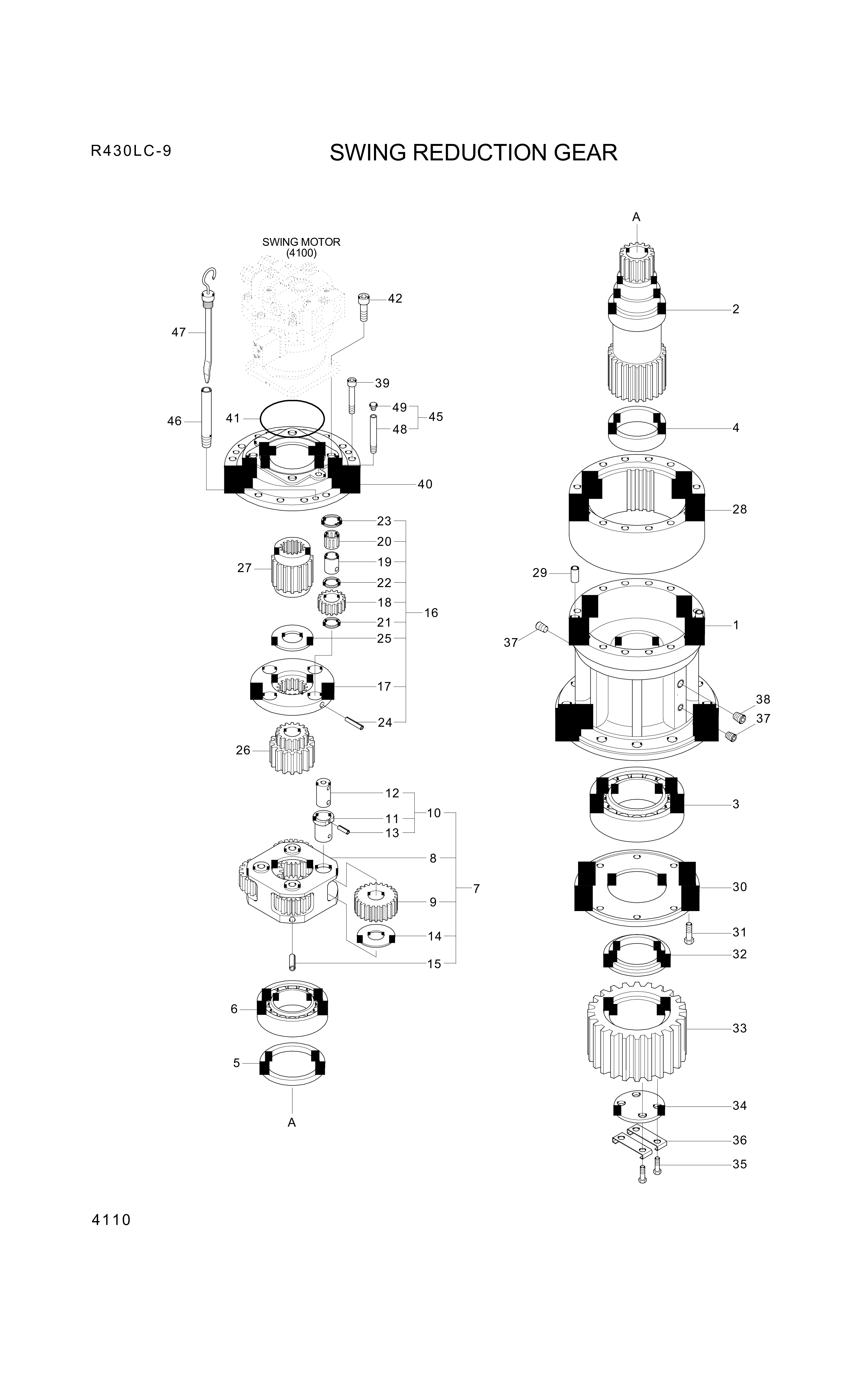 drawing for Hyundai Construction Equipment XKAQ-00746 - GEAR-SUN NO1 (figure 5)