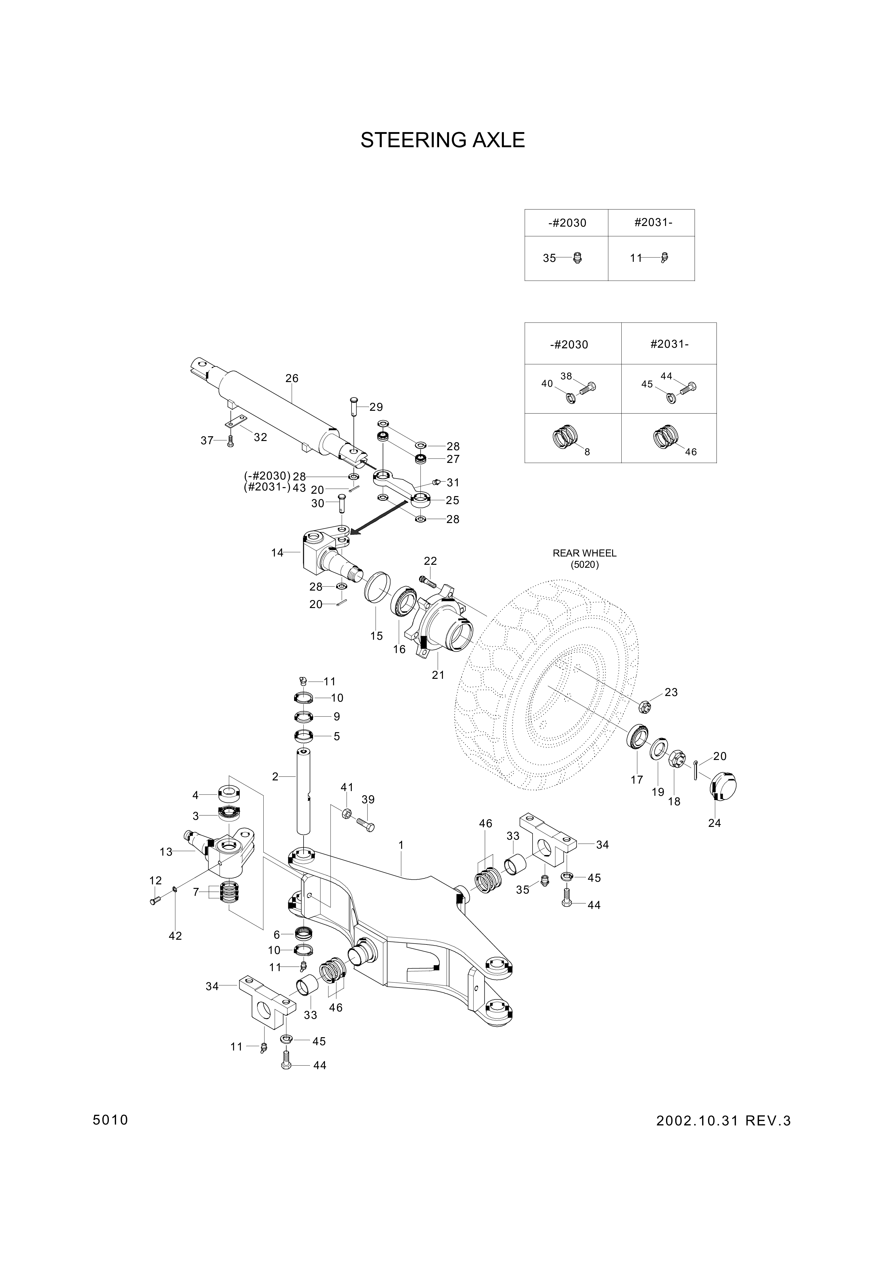 drawing for Hyundai Construction Equipment 3554003900-05 - PIN-KING (figure 3)