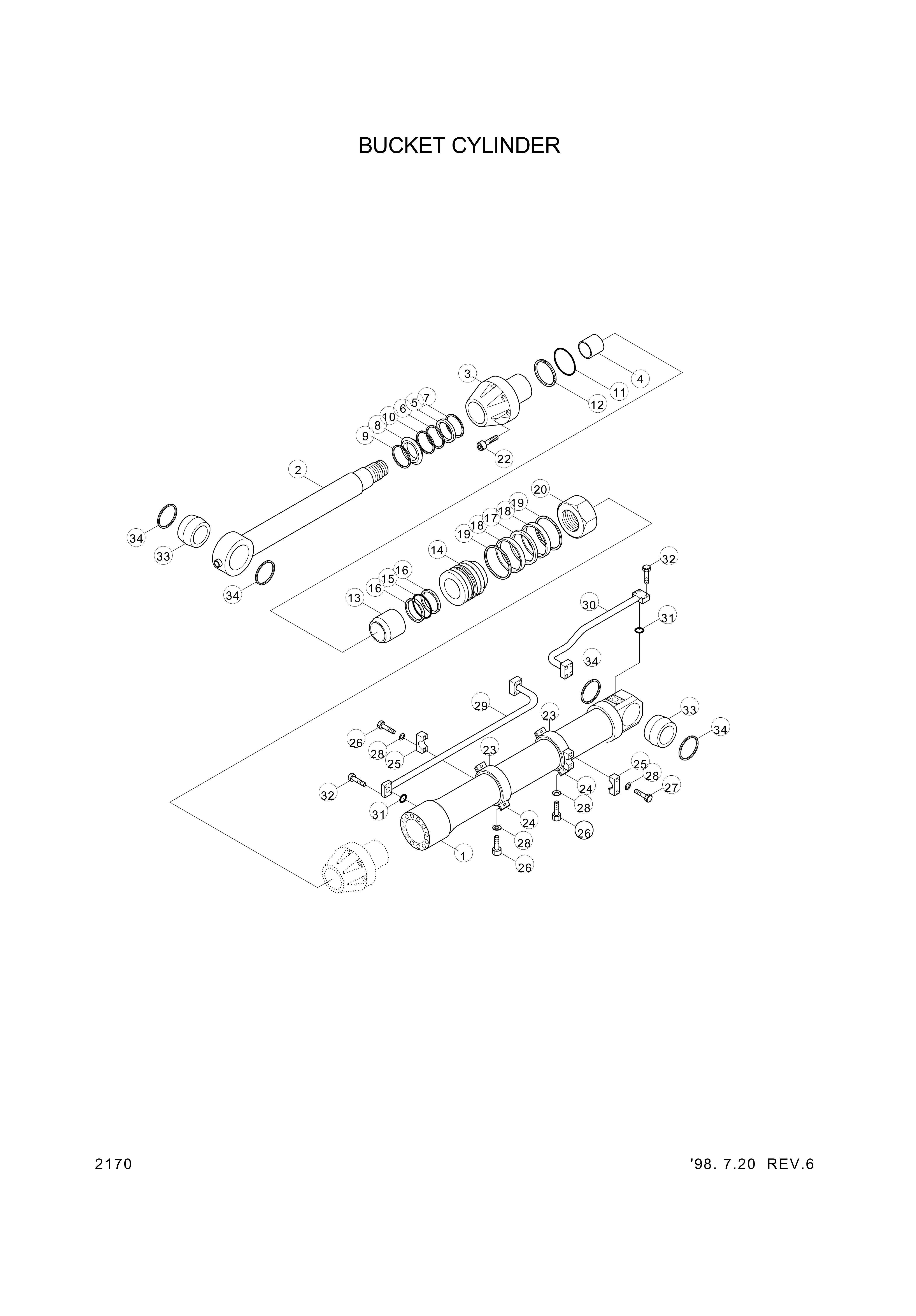 drawing for Hyundai Construction Equipment Y171-024004 - O-RING (figure 2)