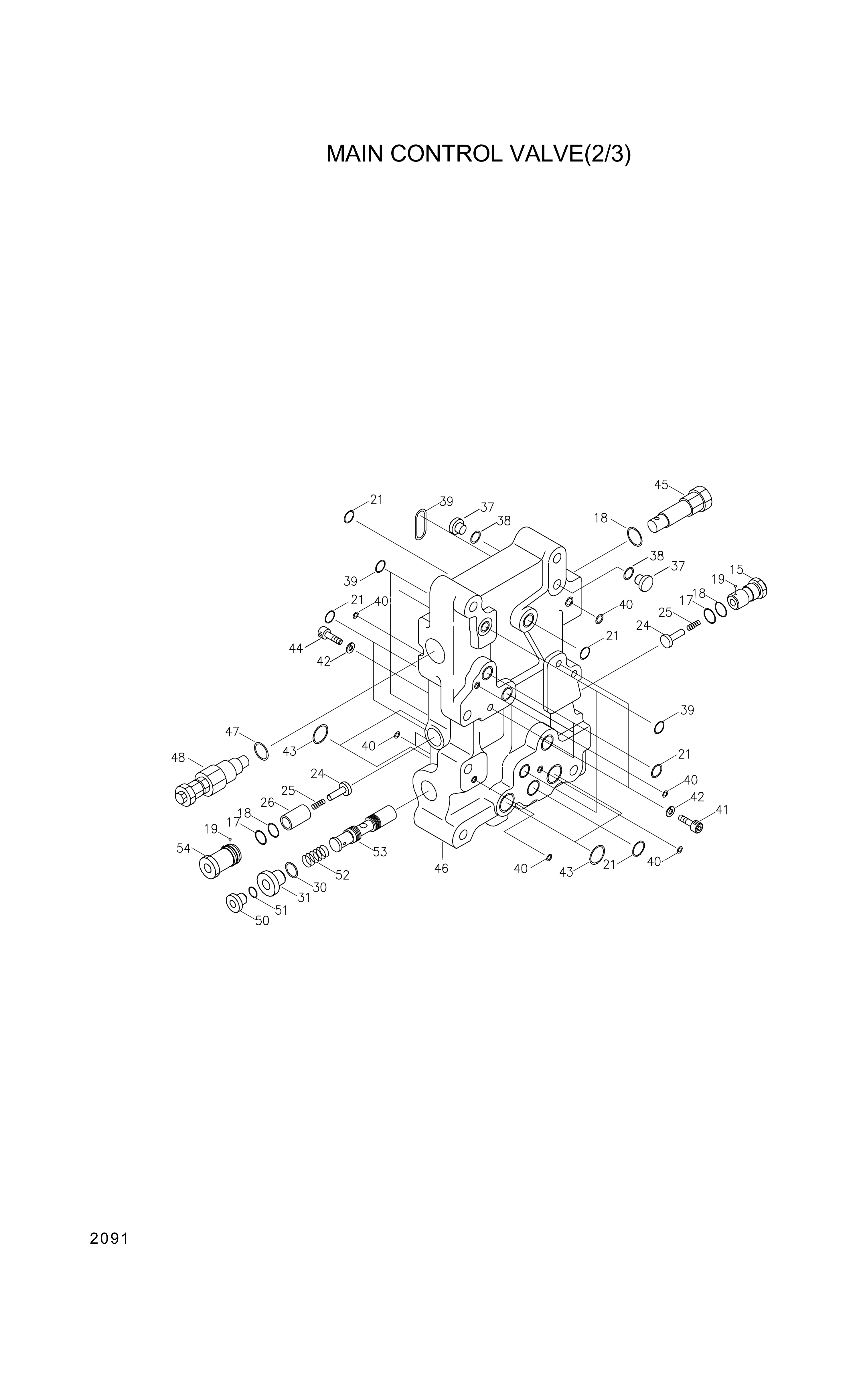 drawing for Hyundai Construction Equipment 3537-311 - LOGIC CHECK ASSY (figure 4)