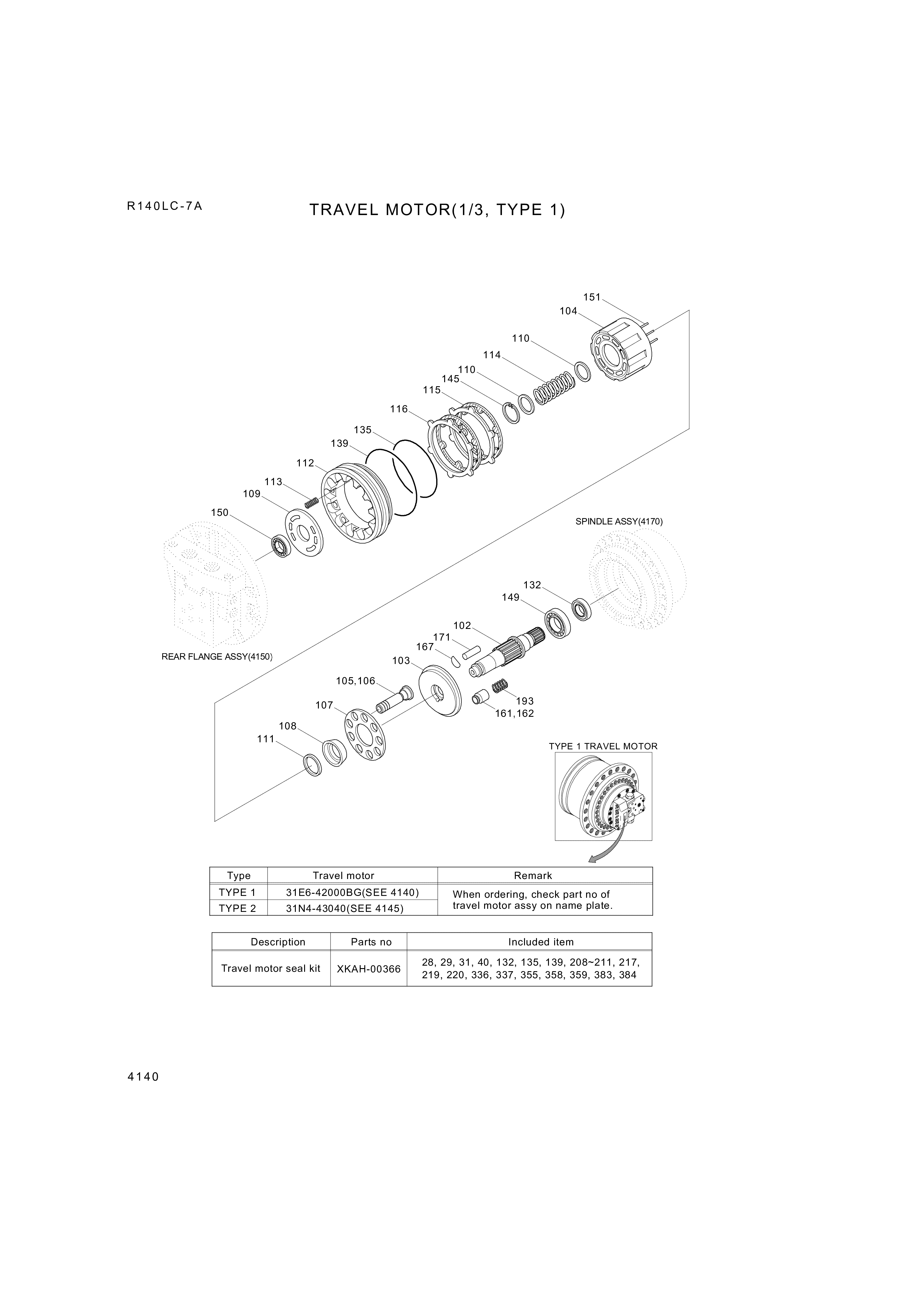 drawing for Hyundai Construction Equipment XKAH-00071 - BLOCK-ROTARY (figure 3)