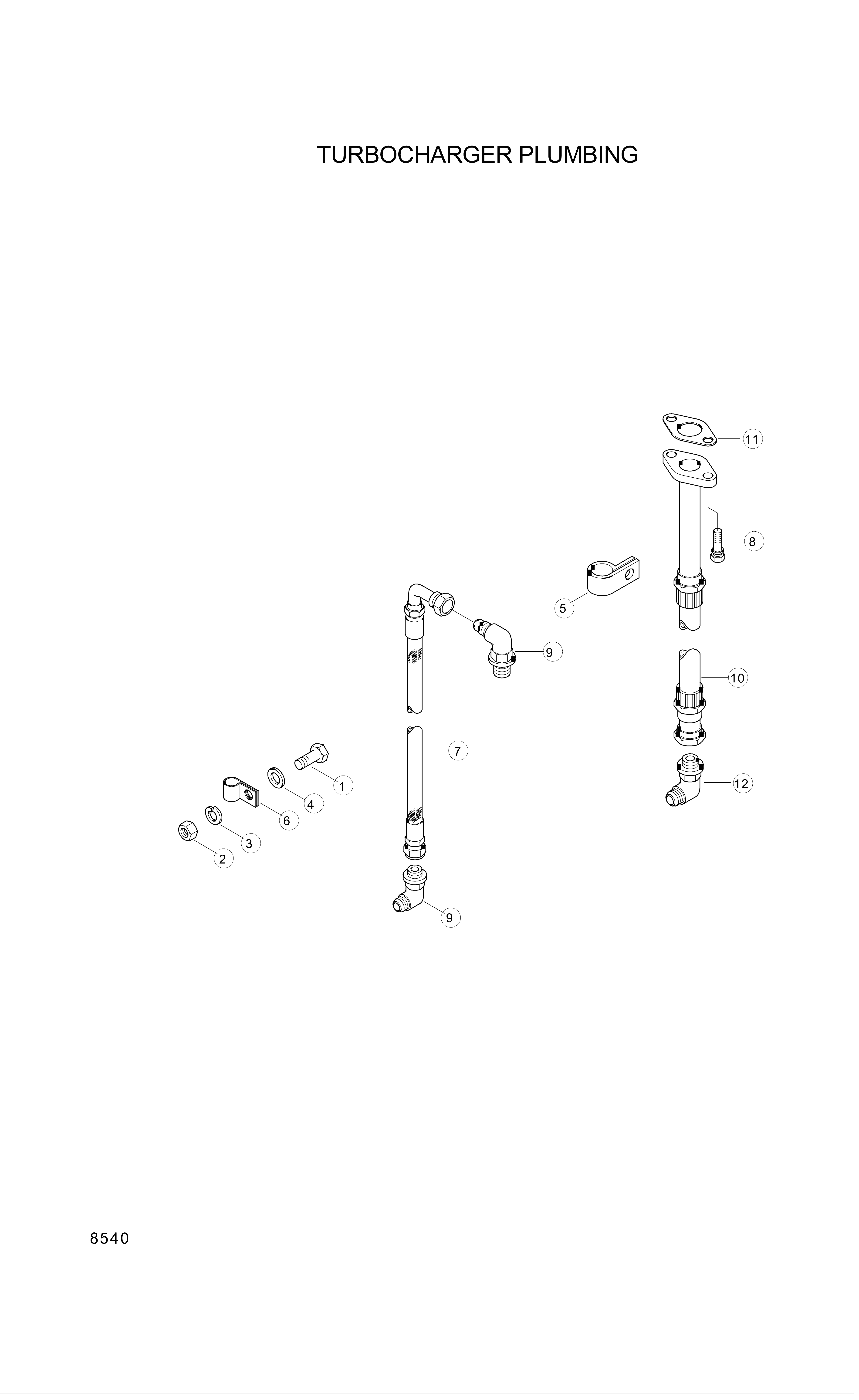 drawing for Hyundai Construction Equipment YUBP-04990 - GASKET (figure 4)
