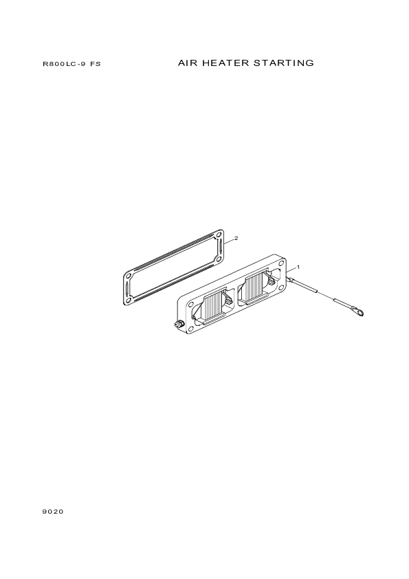 drawing for Hyundai Construction Equipment YUBP-04854 - GASKET (figure 3)