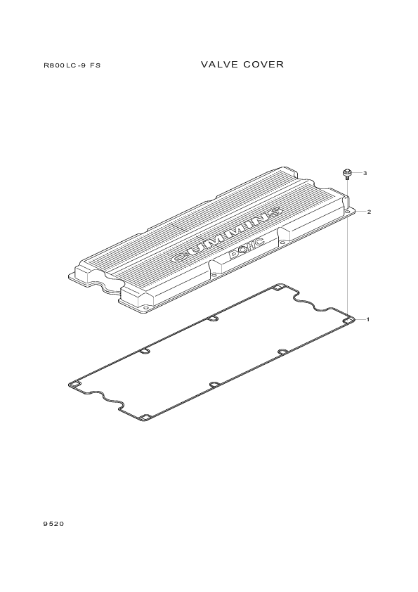 drawing for Hyundai Construction Equipment YUBP-04909 - GASKET (figure 2)