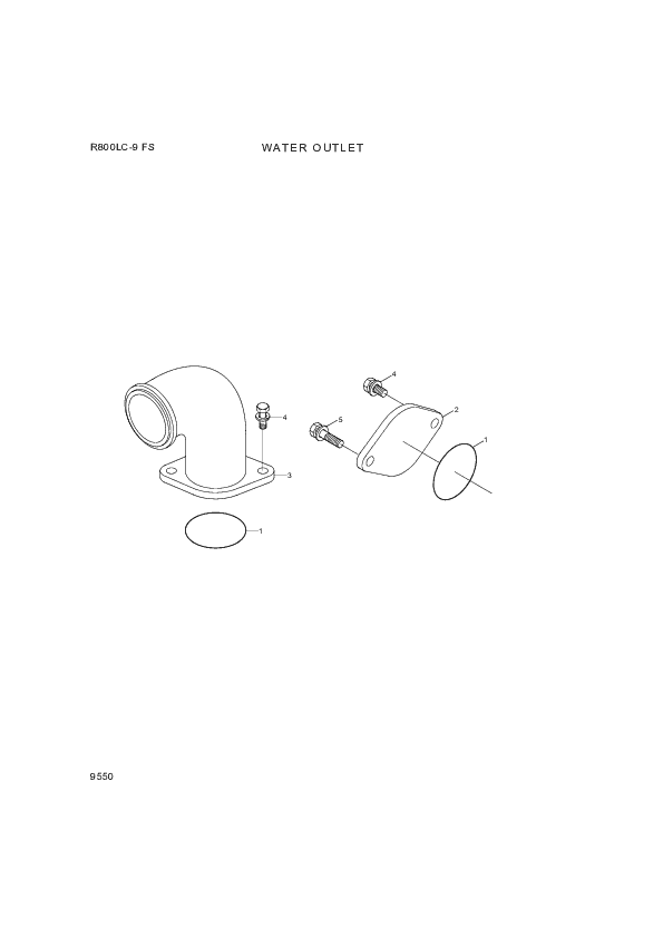 drawing for Hyundai Construction Equipment YUBP-04817 - CONNECTOR (figure 2)