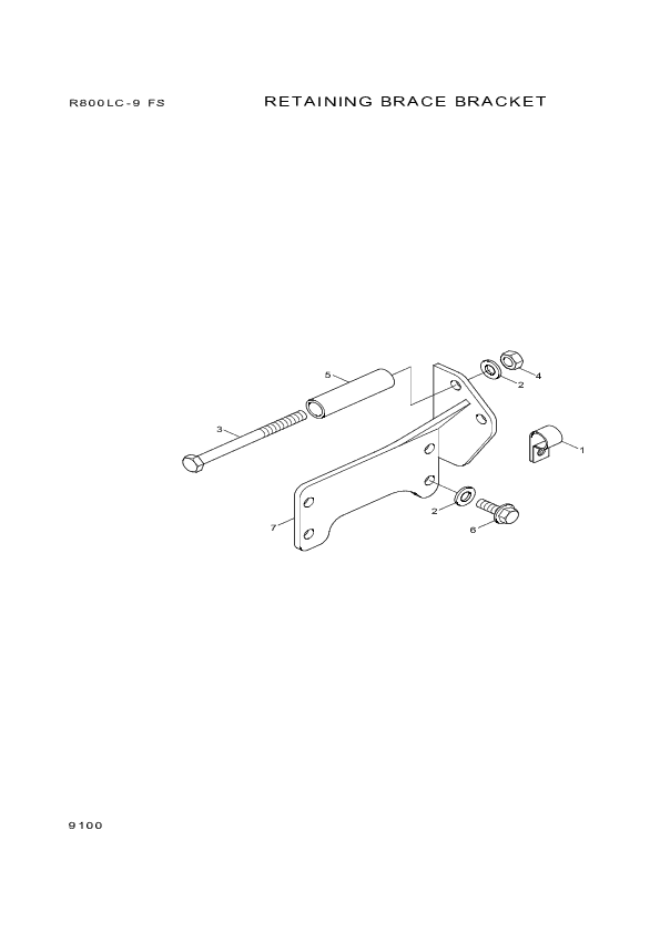 drawing for Hyundai Construction Equipment YUBP-04746 - NUT-HEX (figure 2)