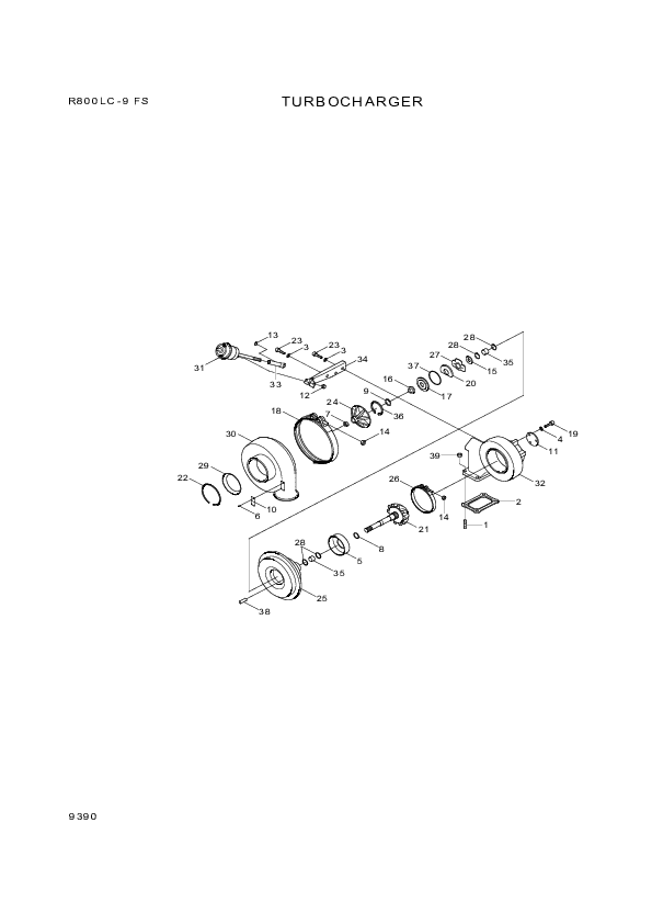 drawing for Hyundai Construction Equipment 3533707 - RING-RETAINING (figure 2)