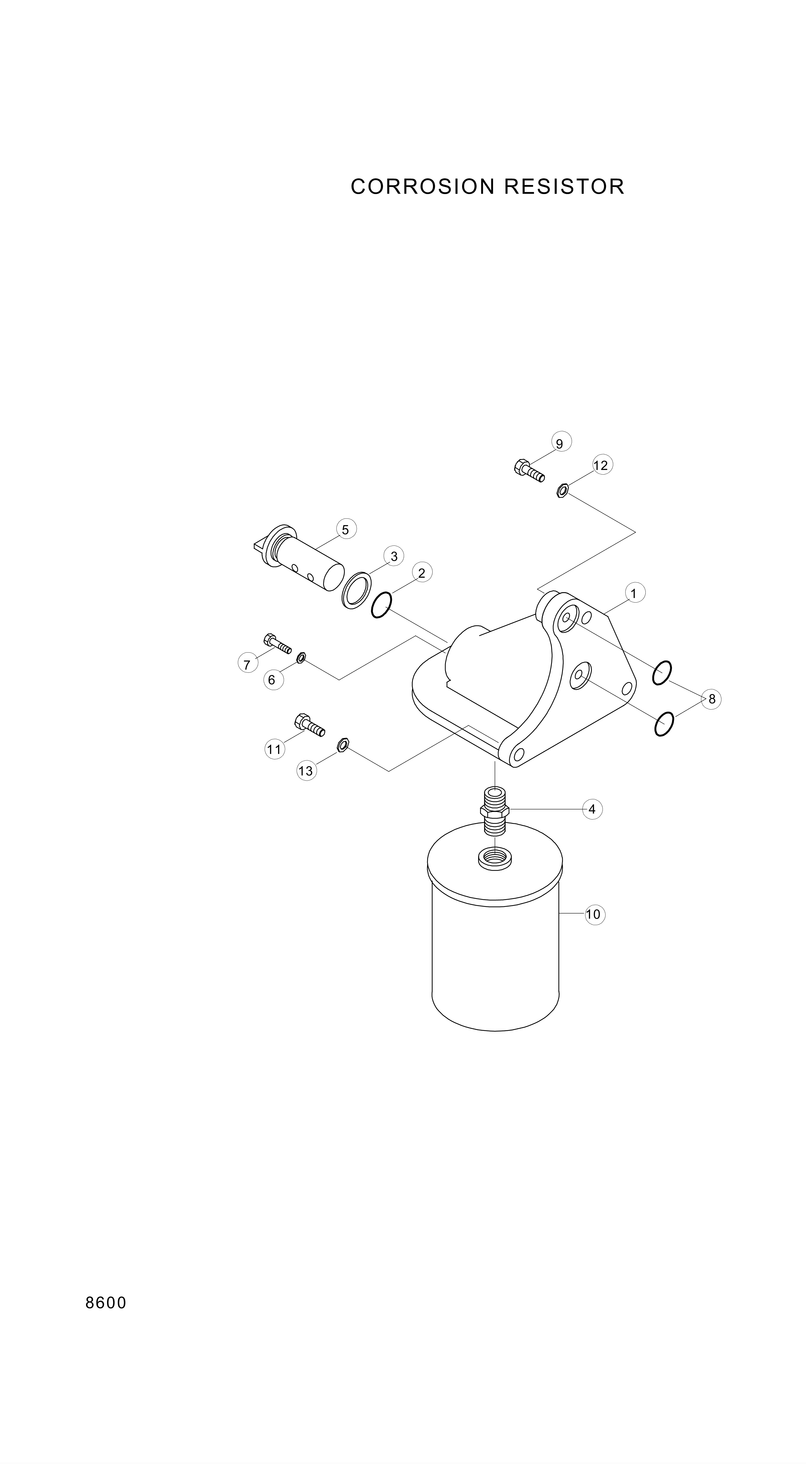 drawing for Hyundai Construction Equipment YUBP-06445 - O-RING (figure 5)