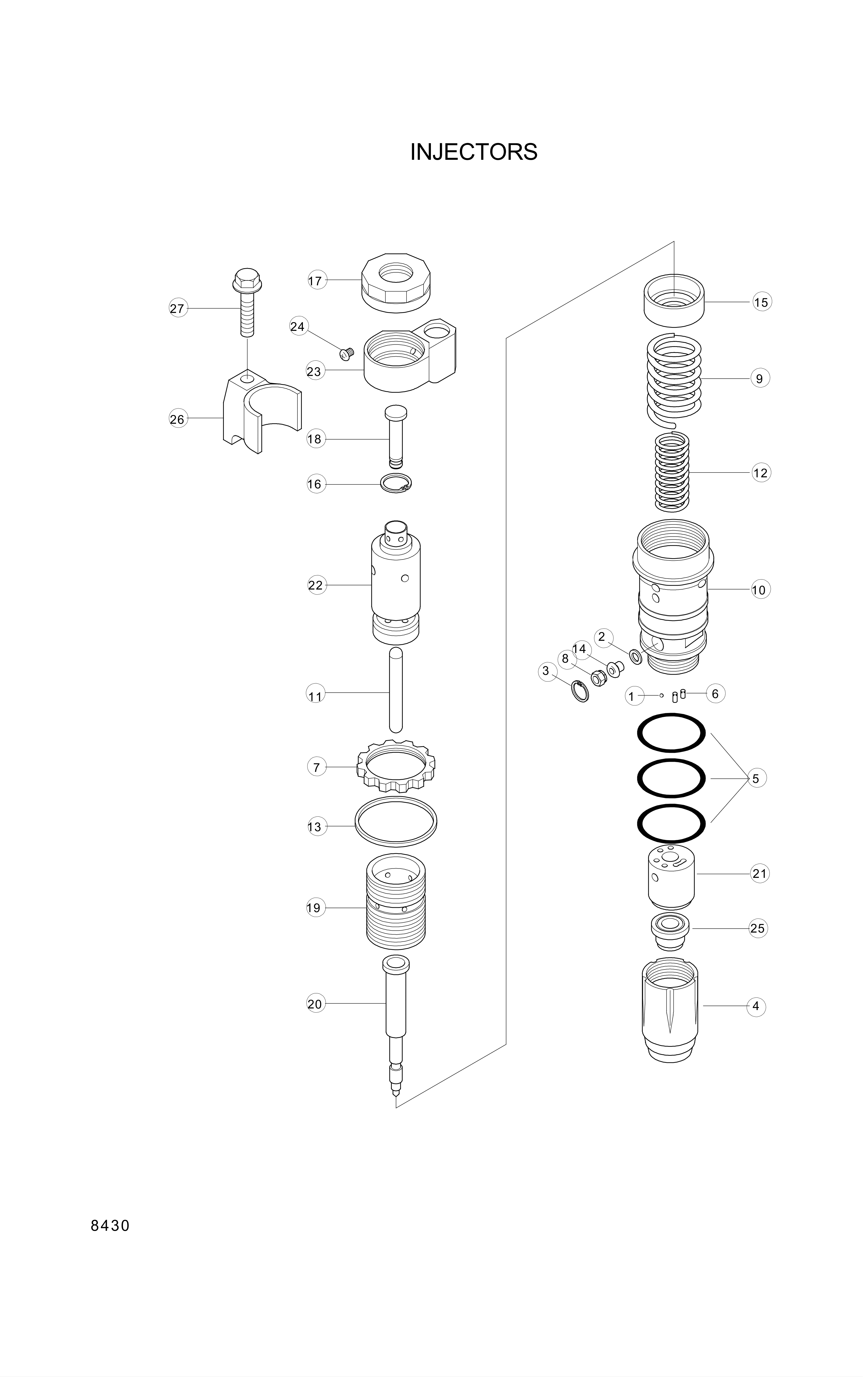drawing for Hyundai Construction Equipment YUBP-04413 - WASHER-PLAIN (figure 3)