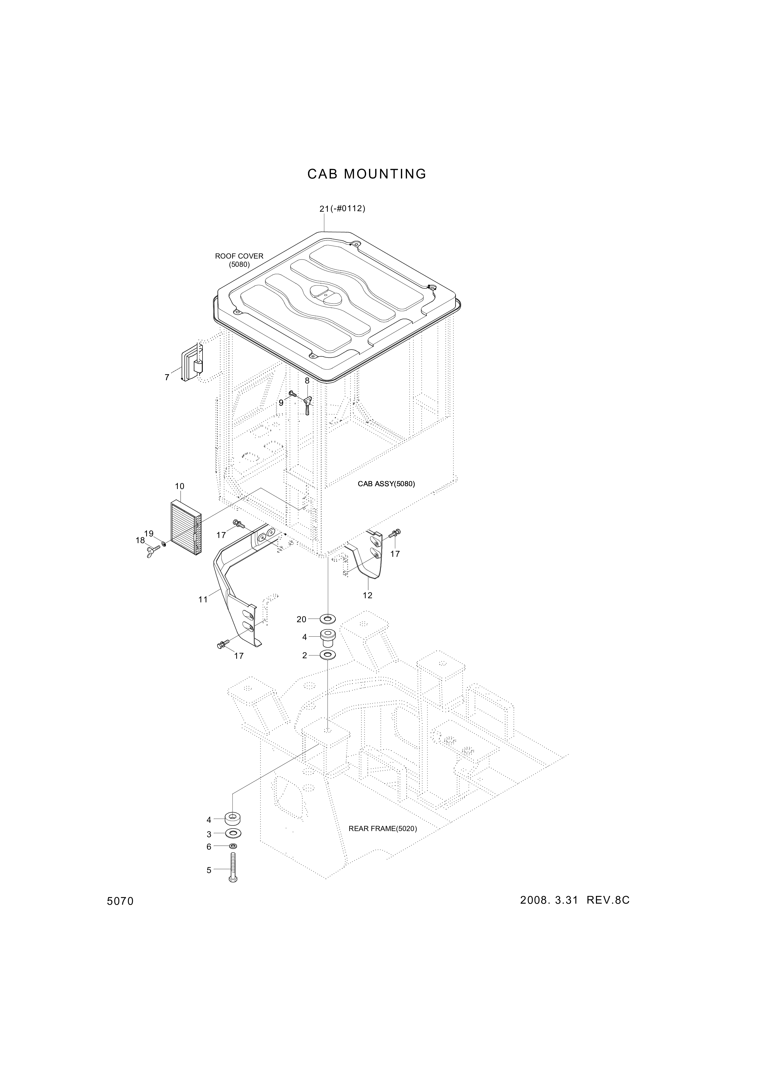 drawing for Hyundai Construction Equipment S403-271002 - WASHER-PLAIN (figure 4)
