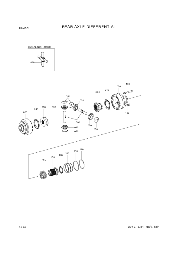 drawing for Hyundai Construction Equipment ZGAQ-03441 - O-RING (figure 4)