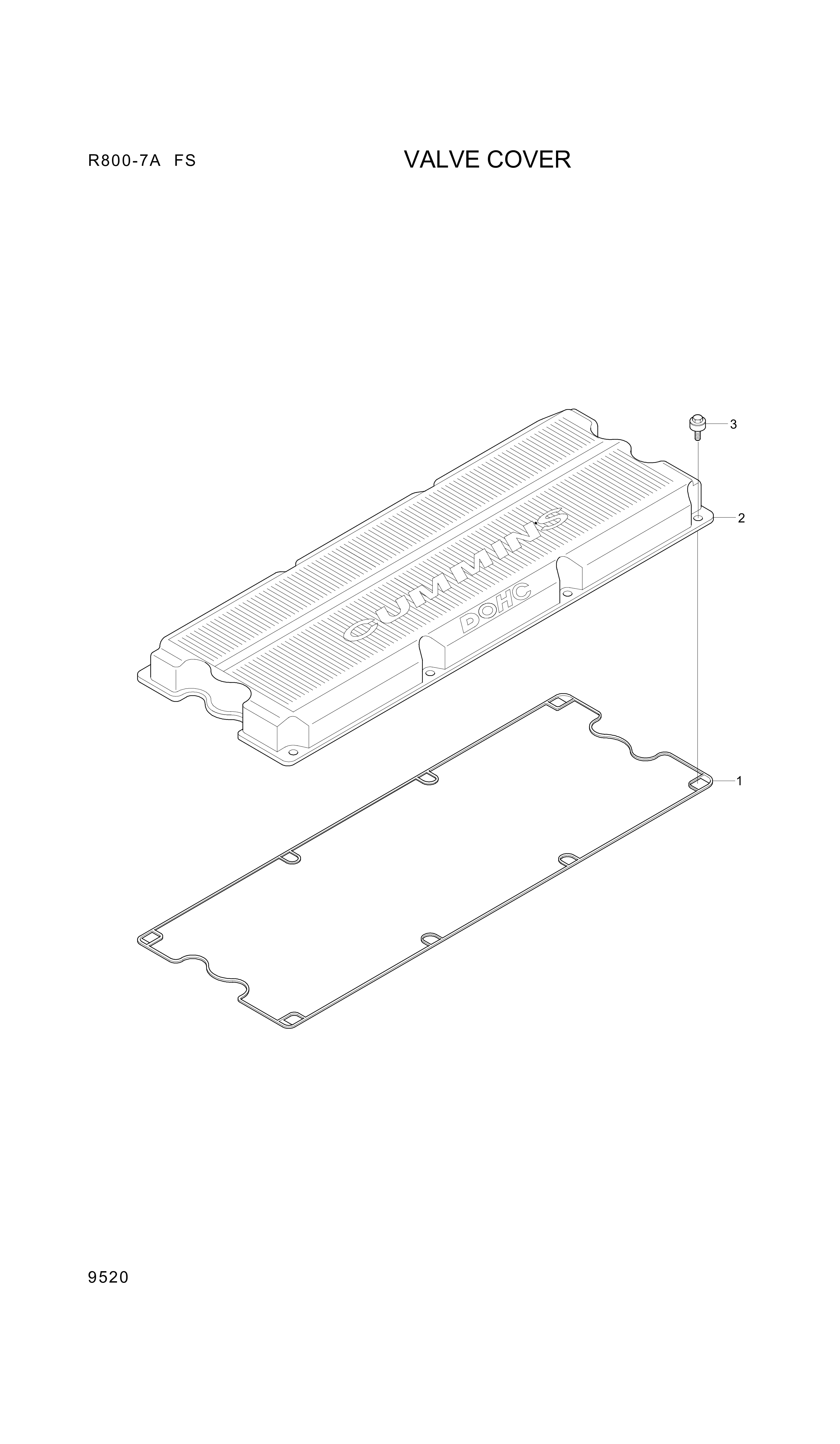 drawing for Hyundai Construction Equipment YUBP-04909 - GASKET (figure 3)